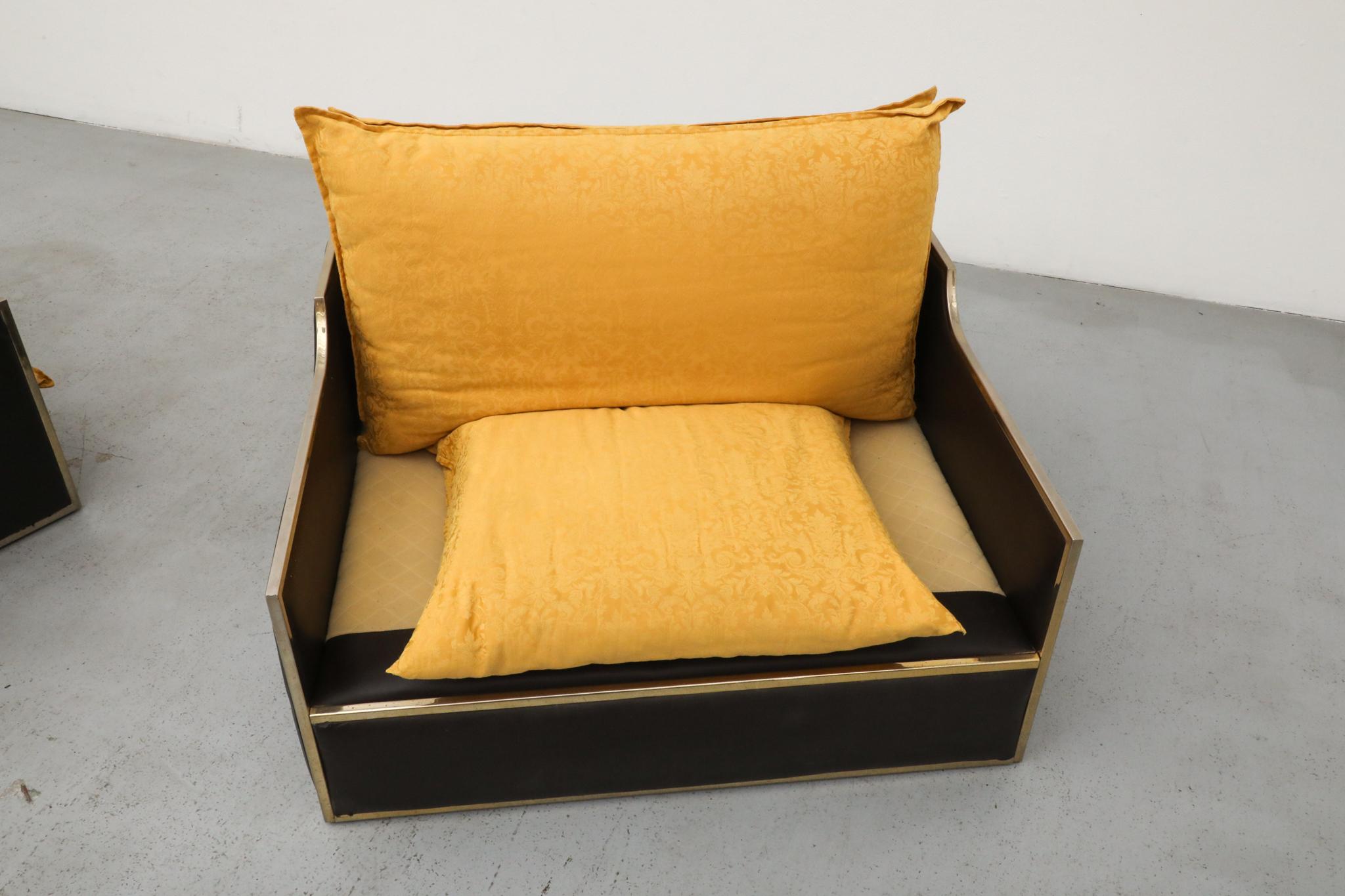 Paire de fauteuils de salon Archiutti Michele Hollywood Regency, Italie, années 1970 en vente 12