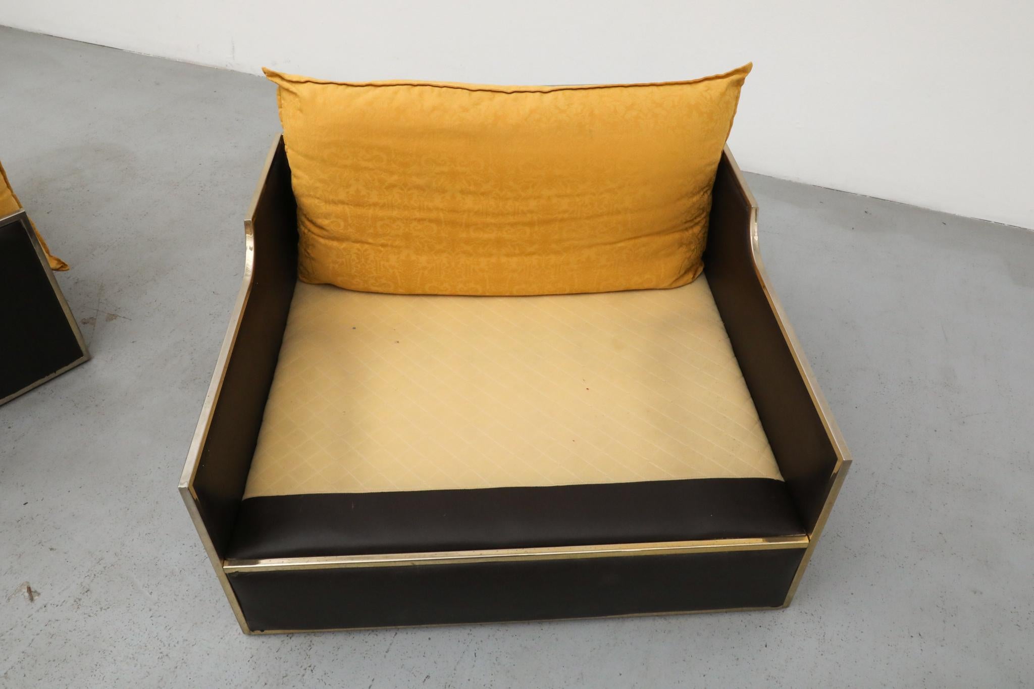 Paire de fauteuils de salon Archiutti Michele Hollywood Regency, Italie, années 1970 en vente 13