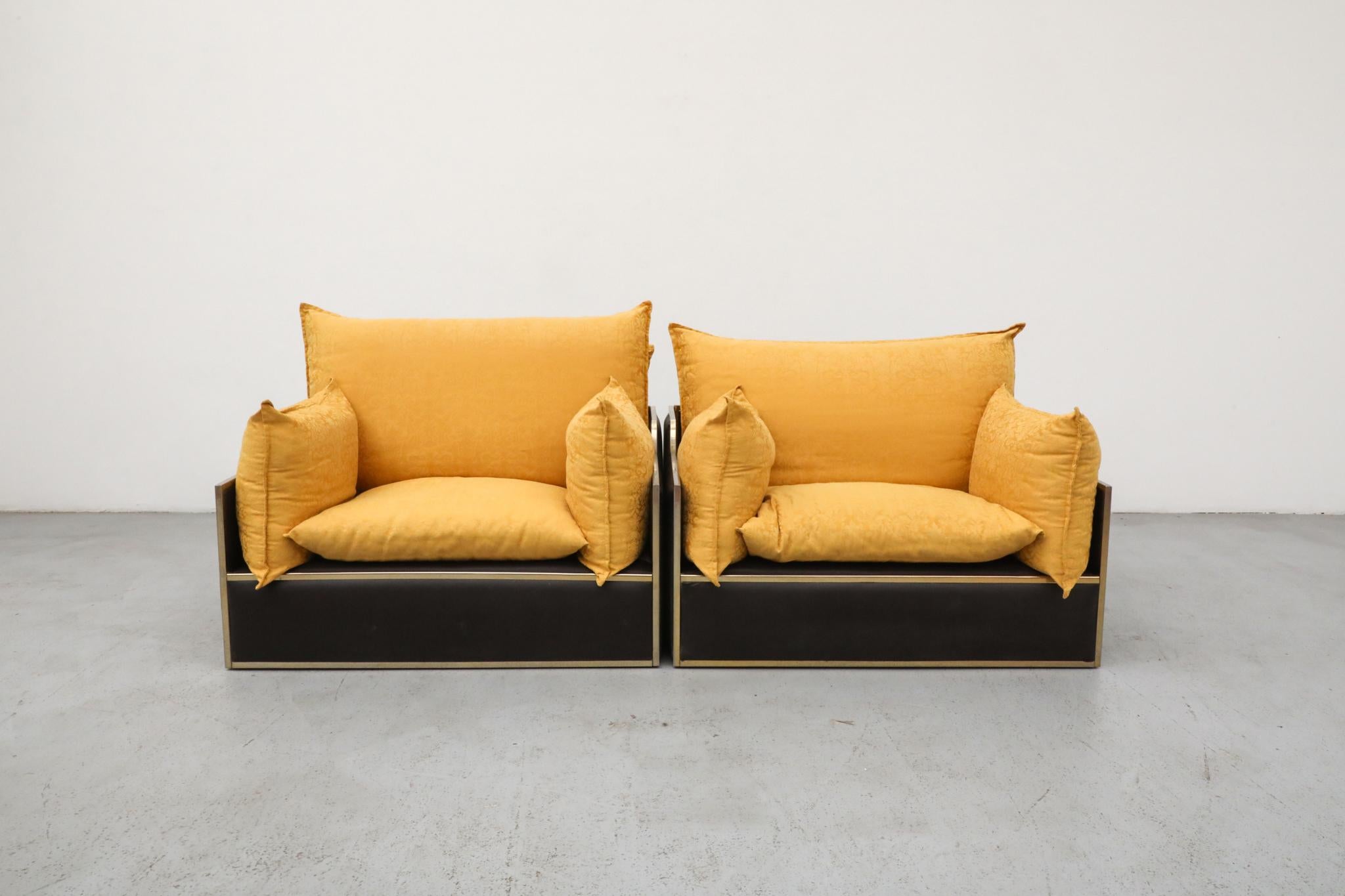 italien Paire de fauteuils de salon Archiutti Michele Hollywood Regency, Italie, années 1970 en vente