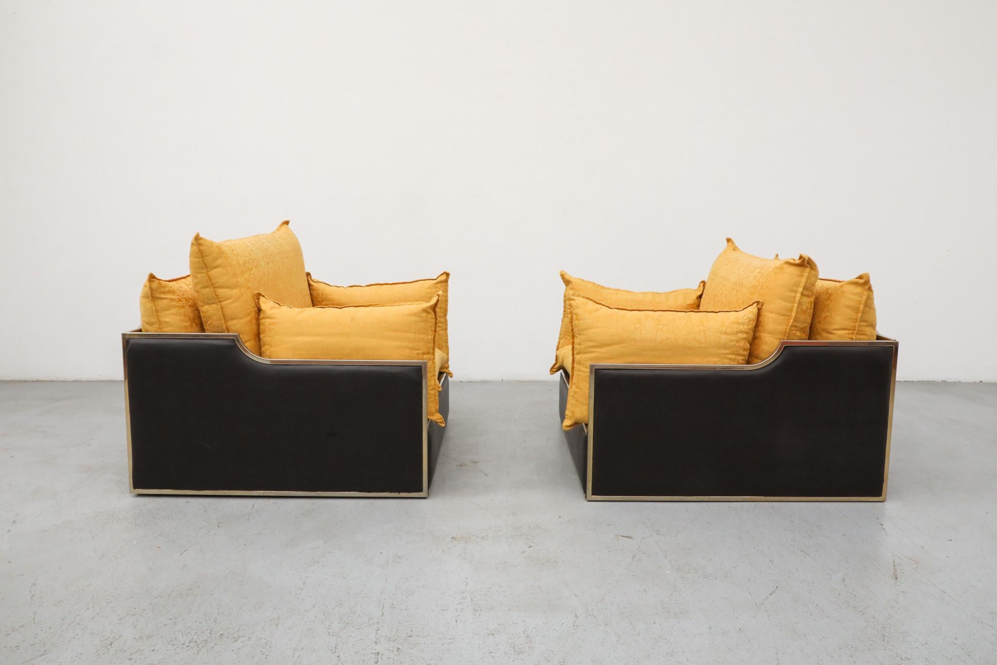 Paire de fauteuils de salon Archiutti Michele Hollywood Regency, Italie, années 1970 en vente 3