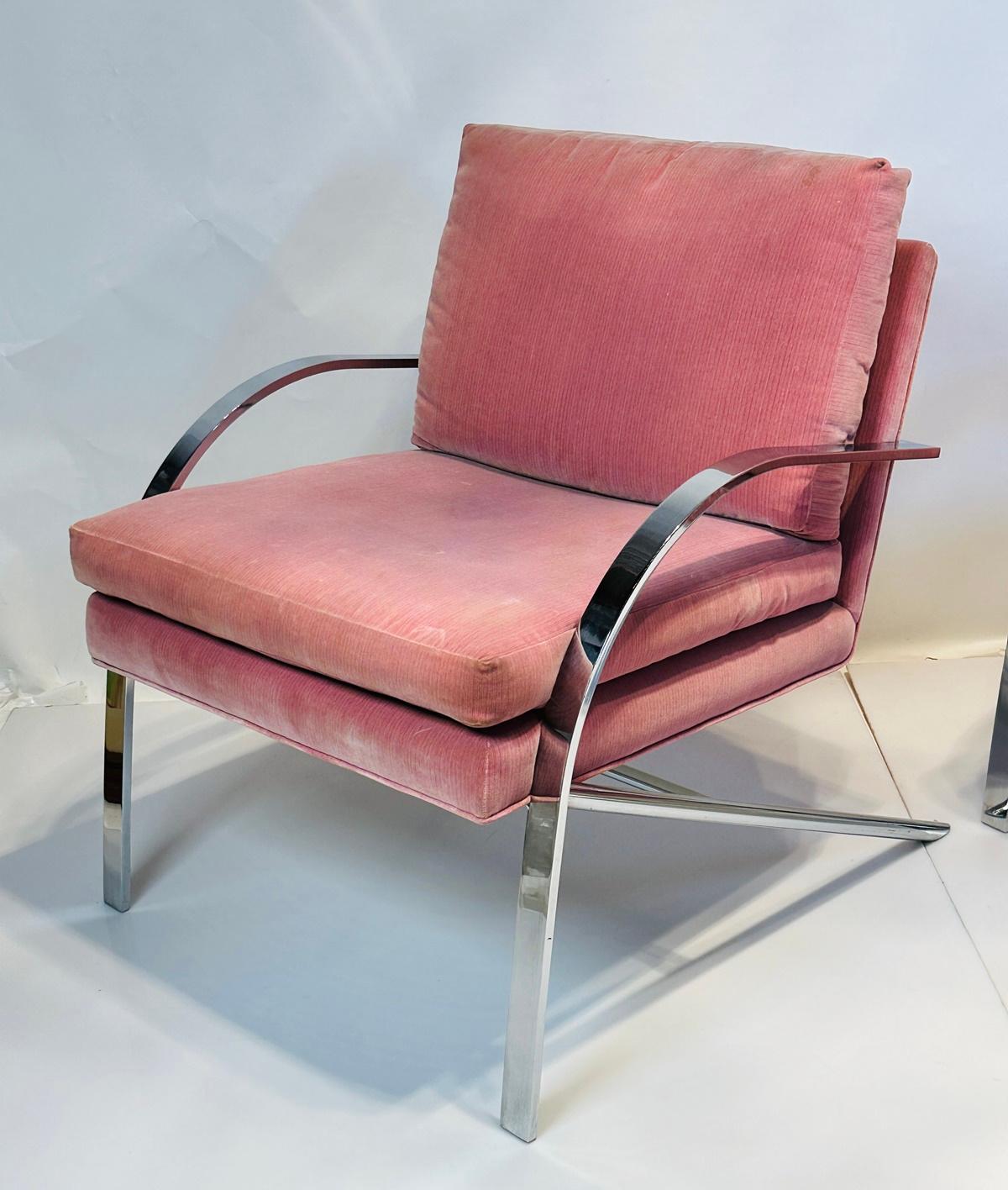 Paar Arco-Stühle von Paul Tuttle, USA 1970er Jahre im Angebot 1