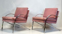 Pair of Arco Chairs by Paul Tuttle, USA 1970's