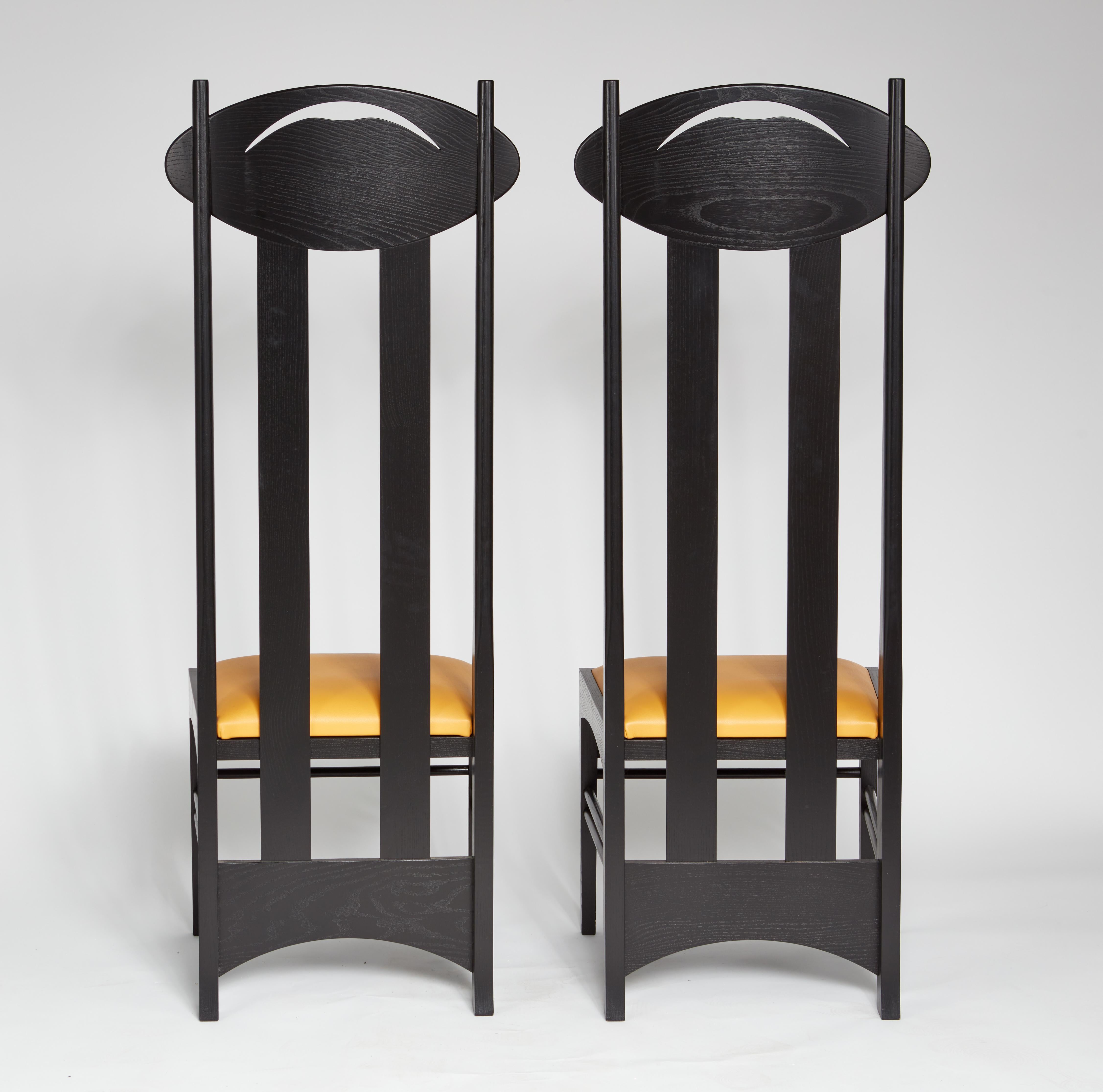 Fin du 20e siècle Paire de chaises 