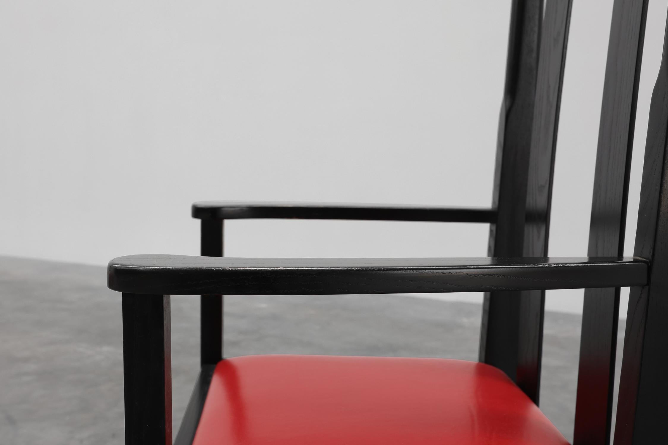 Wood Pair of Argyle Chairs by Charles Rennie Mackintosh for Atelier International, It For Sale