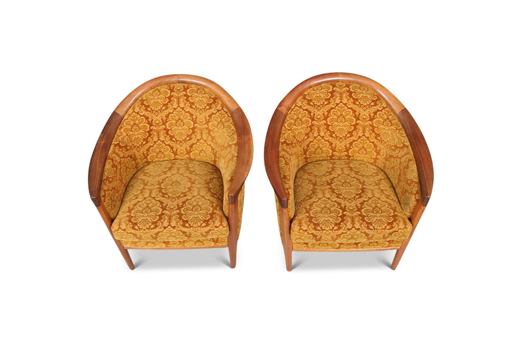 Mid-Century Modern Pair Of Aristokrat Lounge Chairs In Teak By Bertil Fridhagen