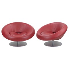 Pair of Arketipo Moon Chairs by Manzoni & Tapinassi, italy, 2000s