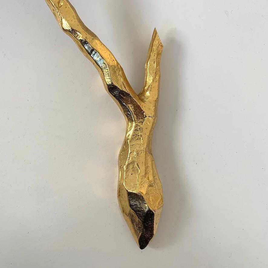 Coppia di lampade da sole in bronzo dorato e opalino Arlus, 1960 circa, Francia. In condizioni buone in vendita a Brussels, BE