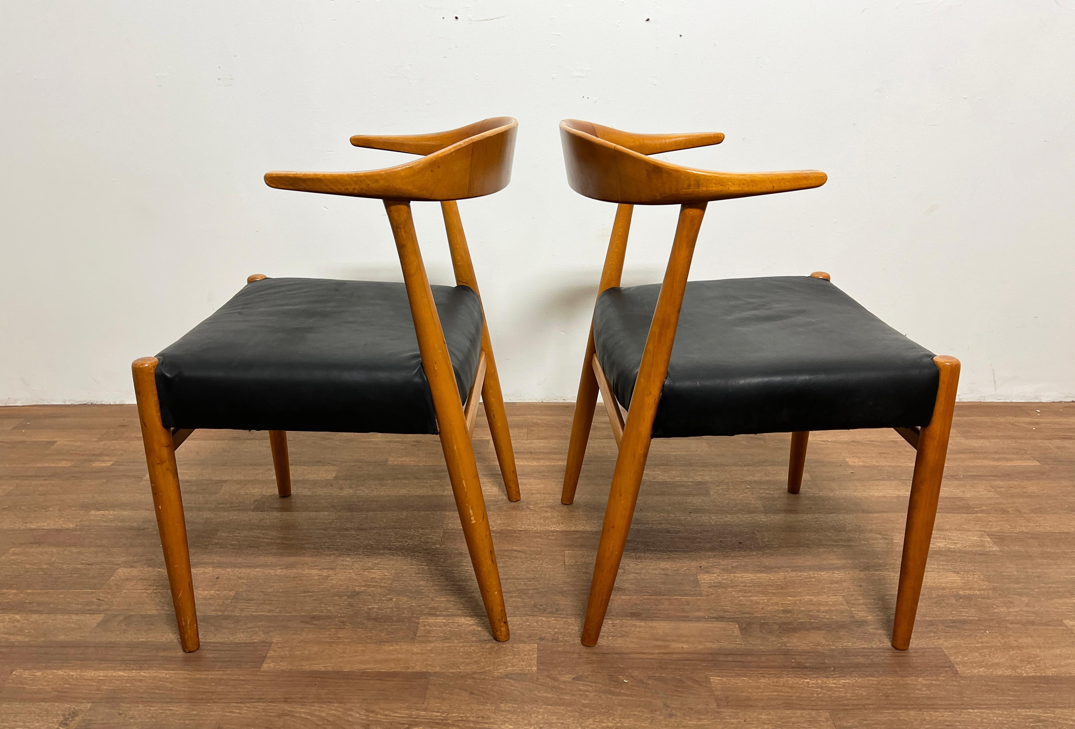 Paire de fauteuils Folke Ohllson pour Dux, Suède, vers les années 1960 en vente 3