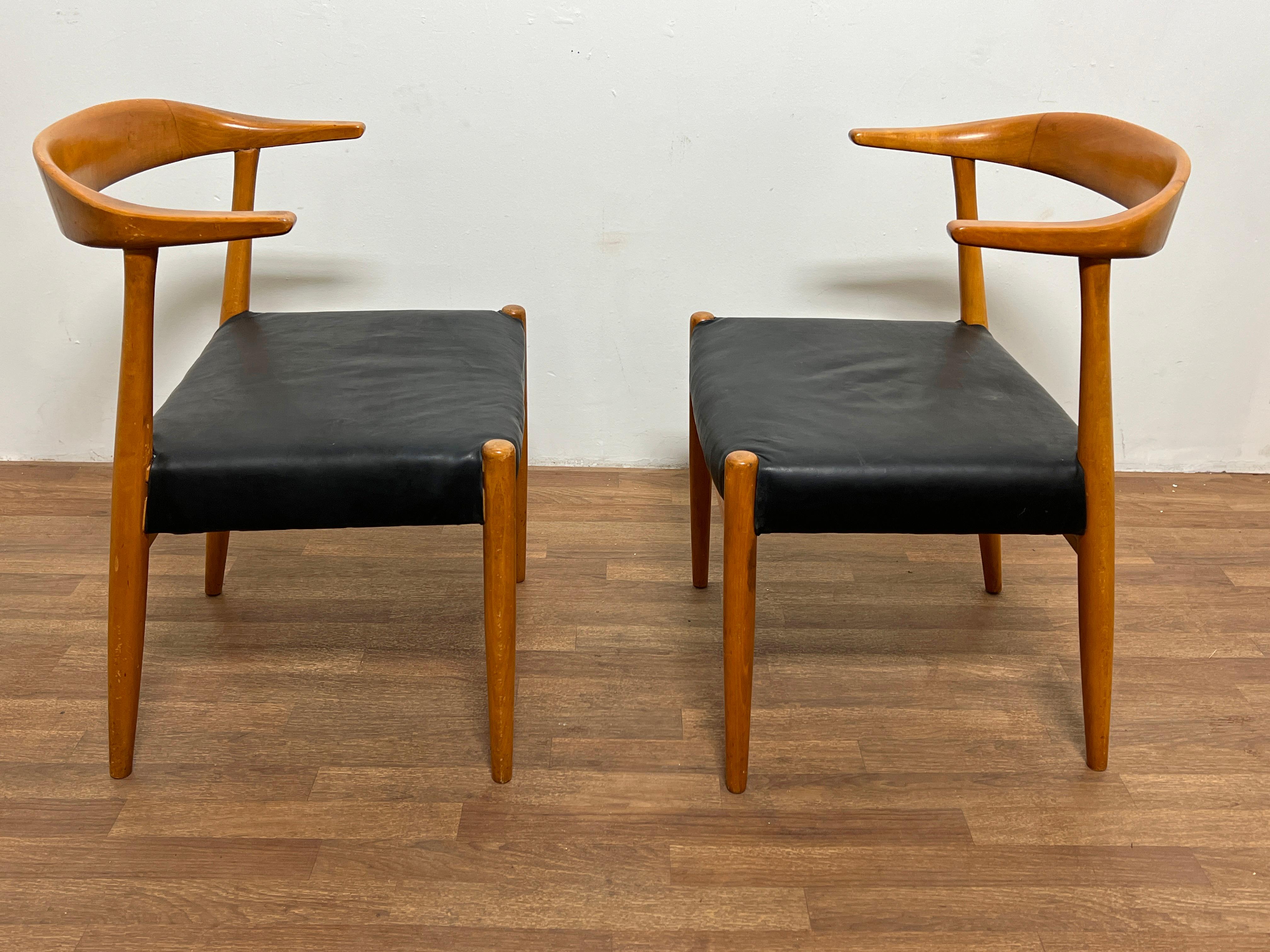 Milieu du XXe siècle Paire de fauteuils Folke Ohllson pour Dux, Suède, vers les années 1960 en vente