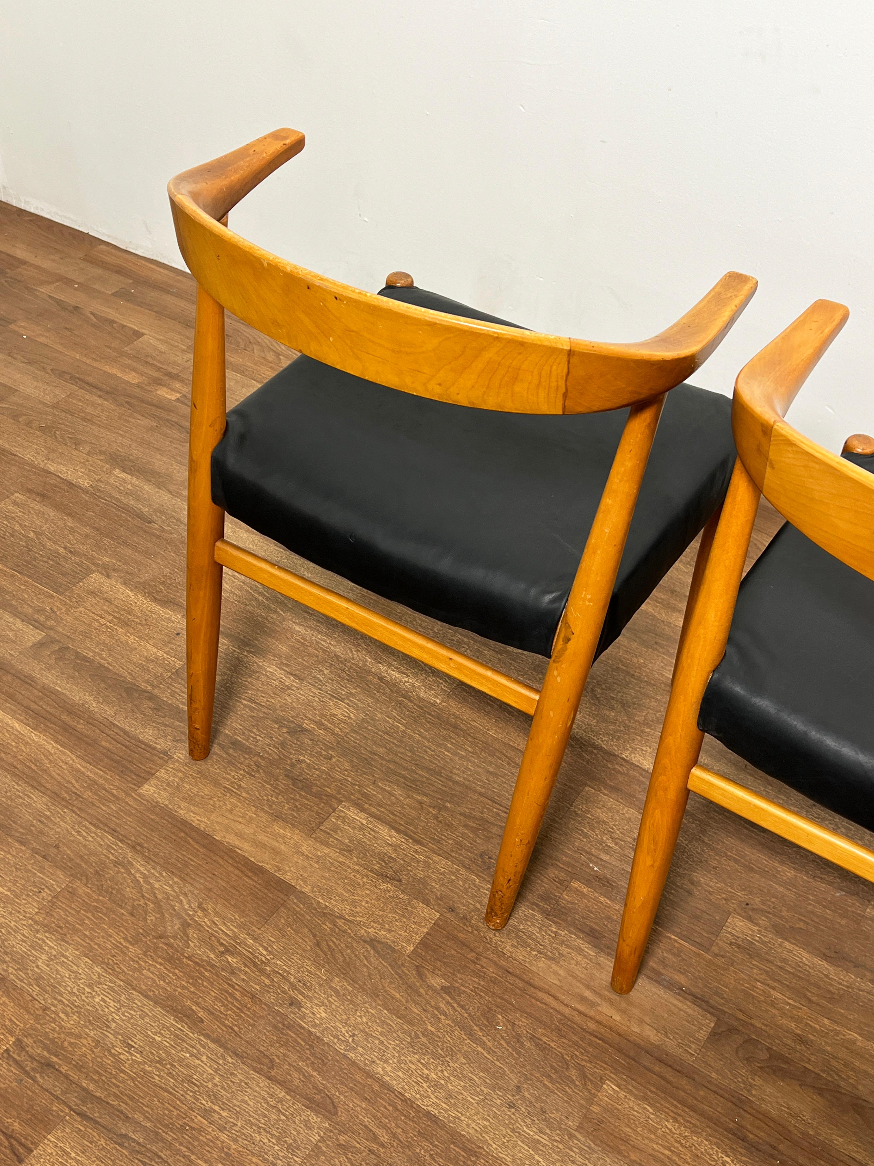 Paire de fauteuils Folke Ohllson pour Dux, Suède, vers les années 1960 en vente 1
