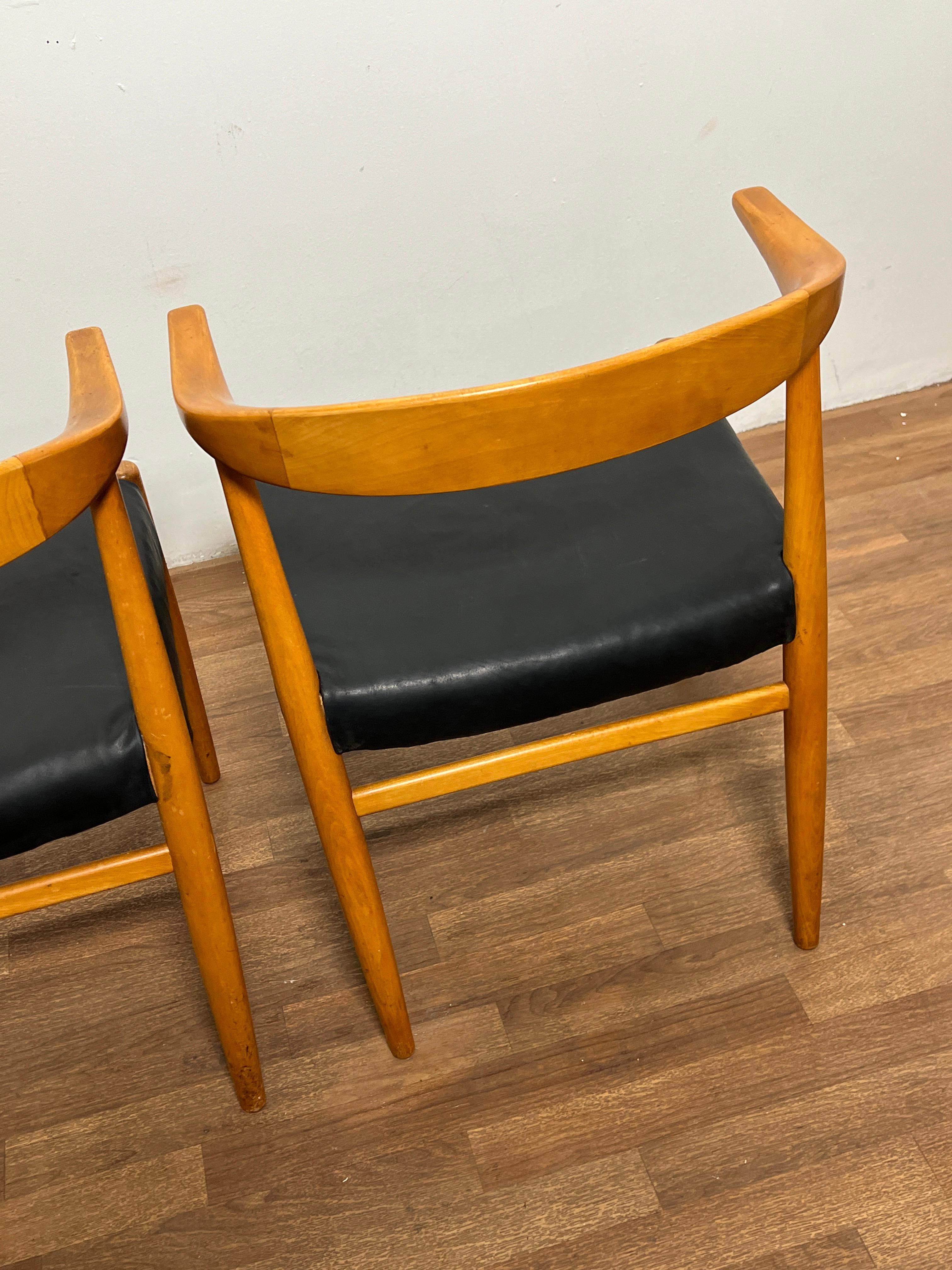 Paire de fauteuils Folke Ohllson pour Dux, Suède, vers les années 1960 en vente 2