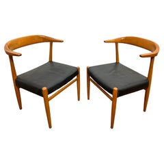 Pair of Arm Chairs by Folke Ohllson for Dux, Sweden, Circa 1960s