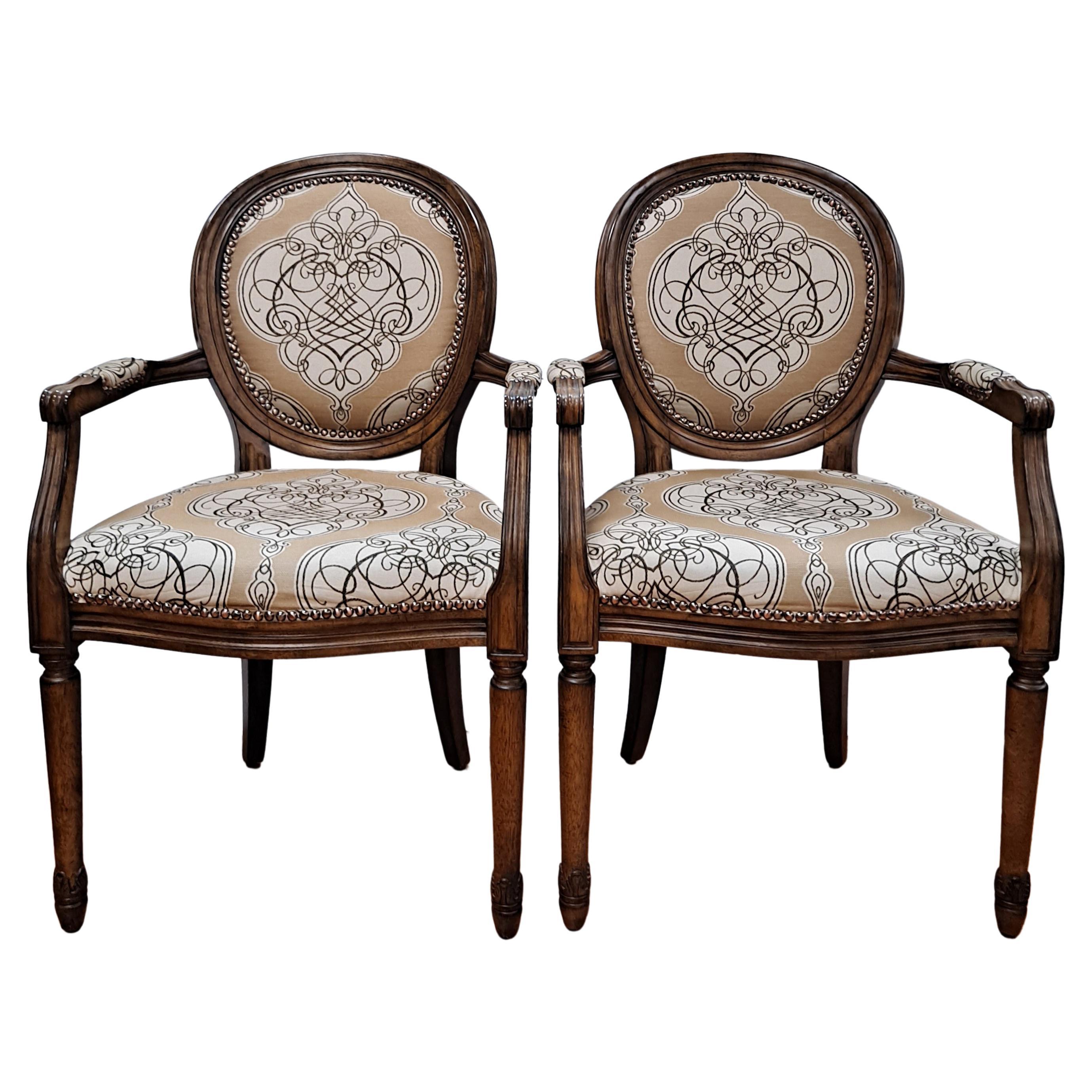 Pair of French-style Armchairs