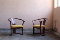 Pair of Arm Chairs by Isamu Kenmochi for Akita Mokko