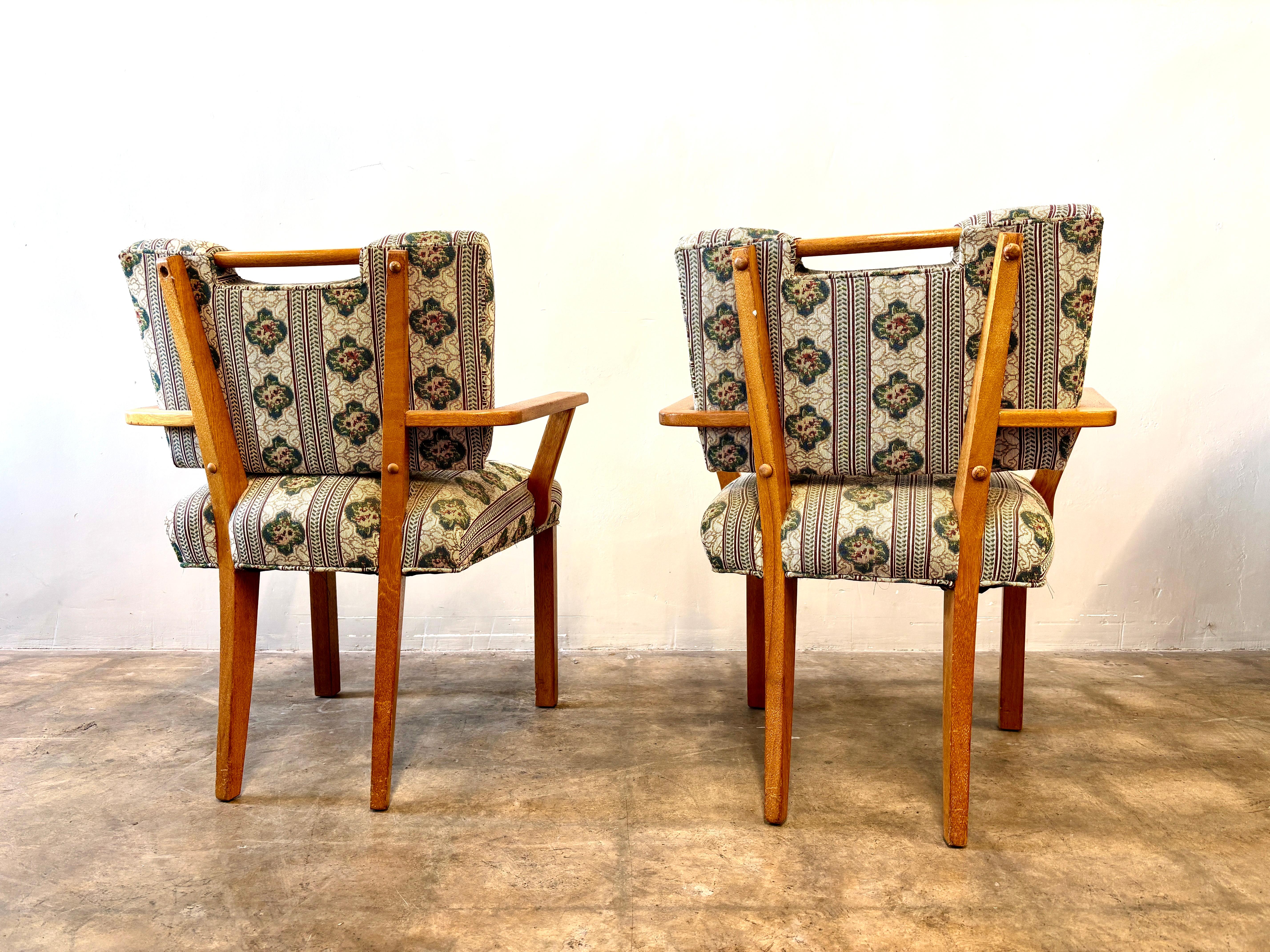 American Pair of Arm Chairs by Paul Laszlo for Brown Saltman