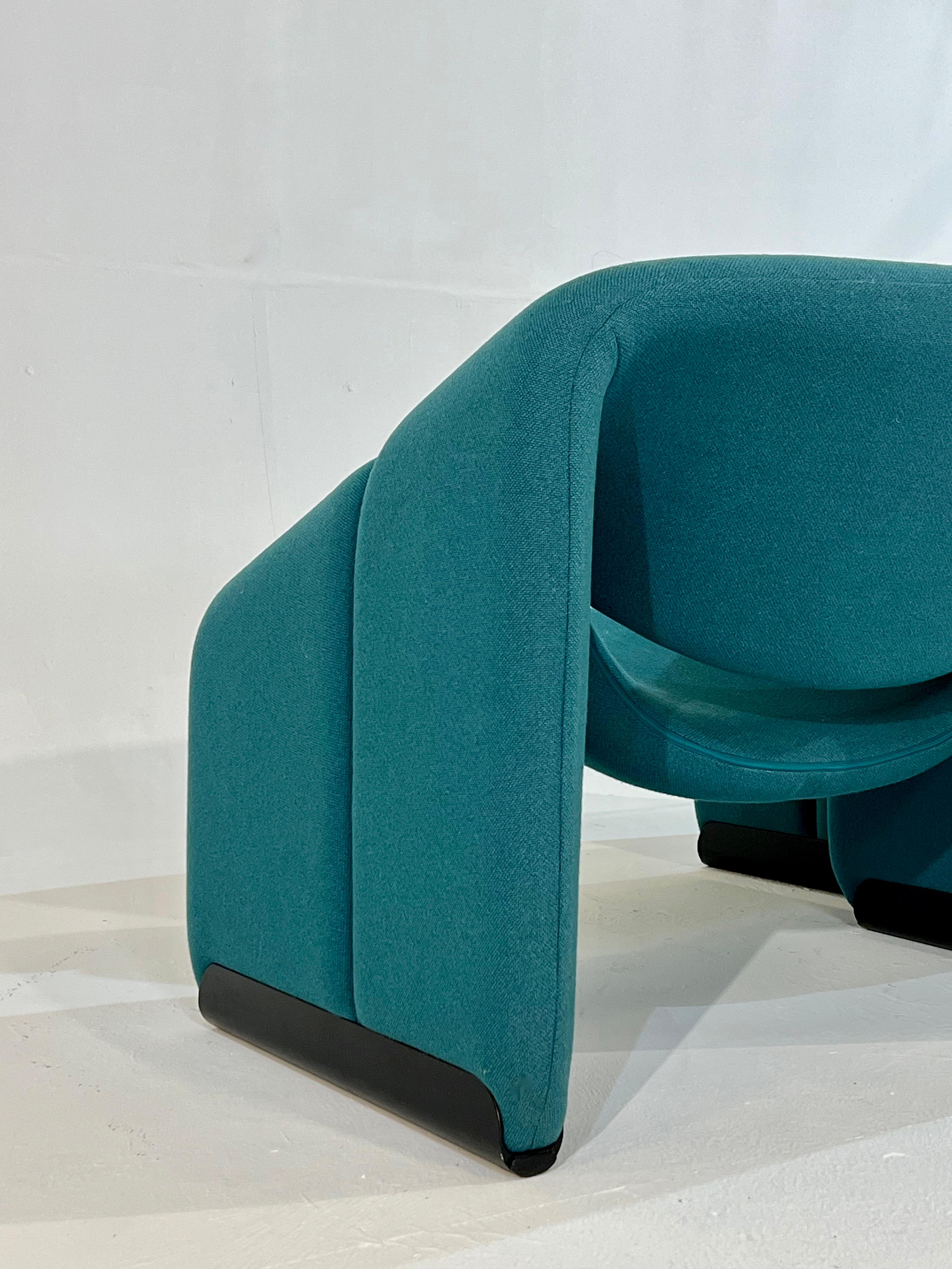 Paire de fauteuils F598 (Groovy) de Pierre Paulin pour Artifort. IL N'EN RESTE PLUS QU'UN ! en vente 11