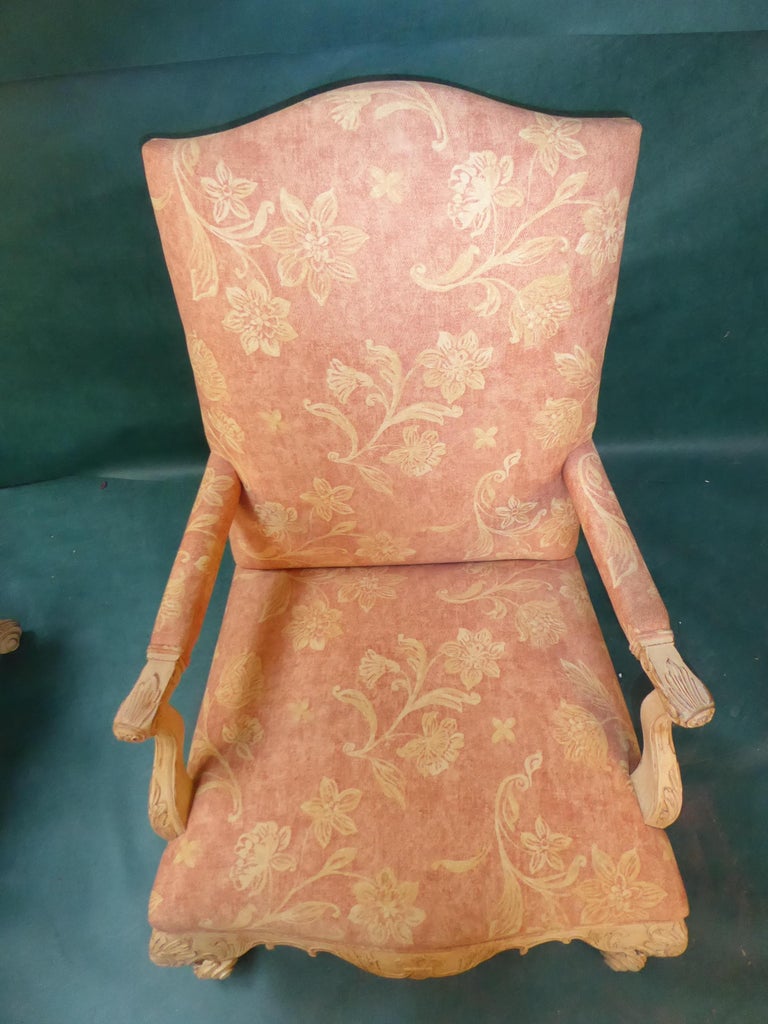 Pair of Arm Chairs For Sale at 1stDibs