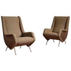 Pair of Armchair by Aldo Morbelli for ISA