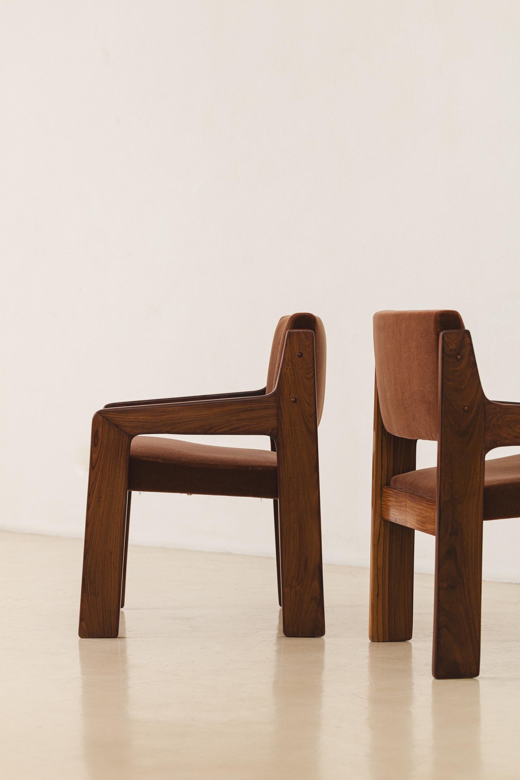 Paire de fauteuils de Jorge Zalszupin, L'atelier, milieu du siècle, Brésil Bon état - En vente à New York, NY