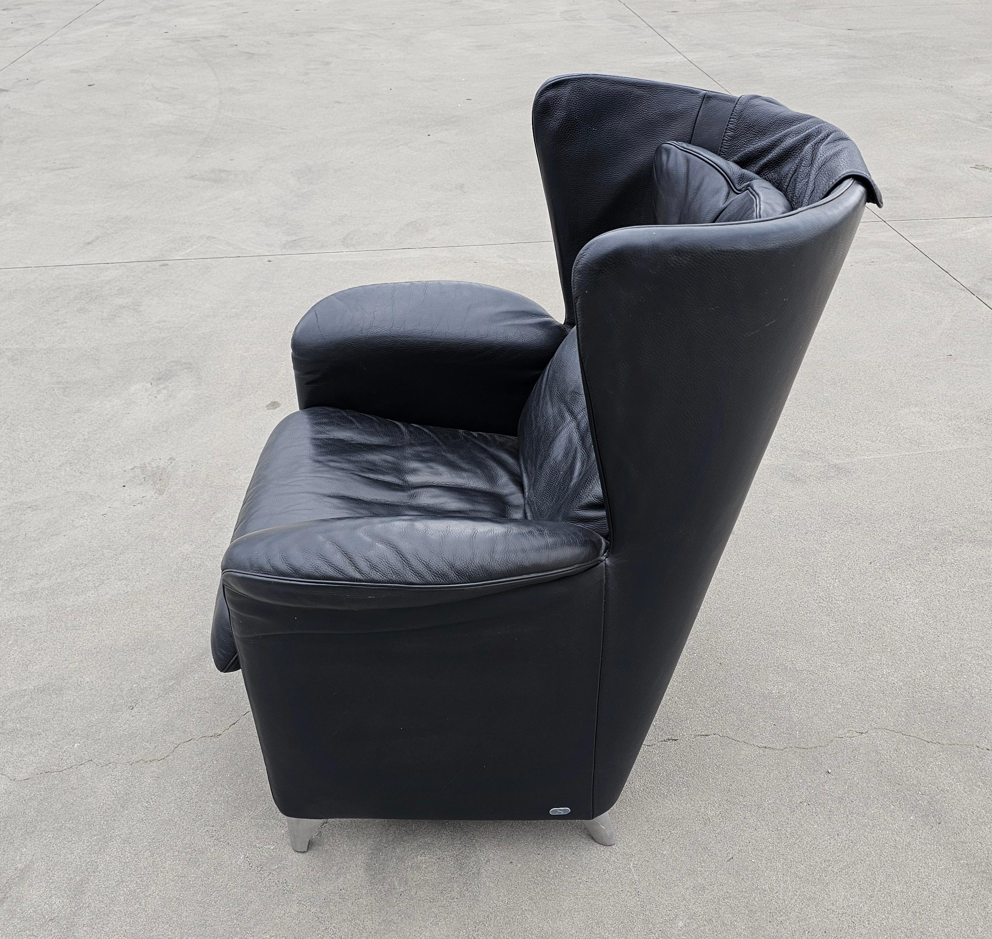 Pair of Armchair designed by Franz-Josef Schulte for De Sede, model DS-23 For Sale 6