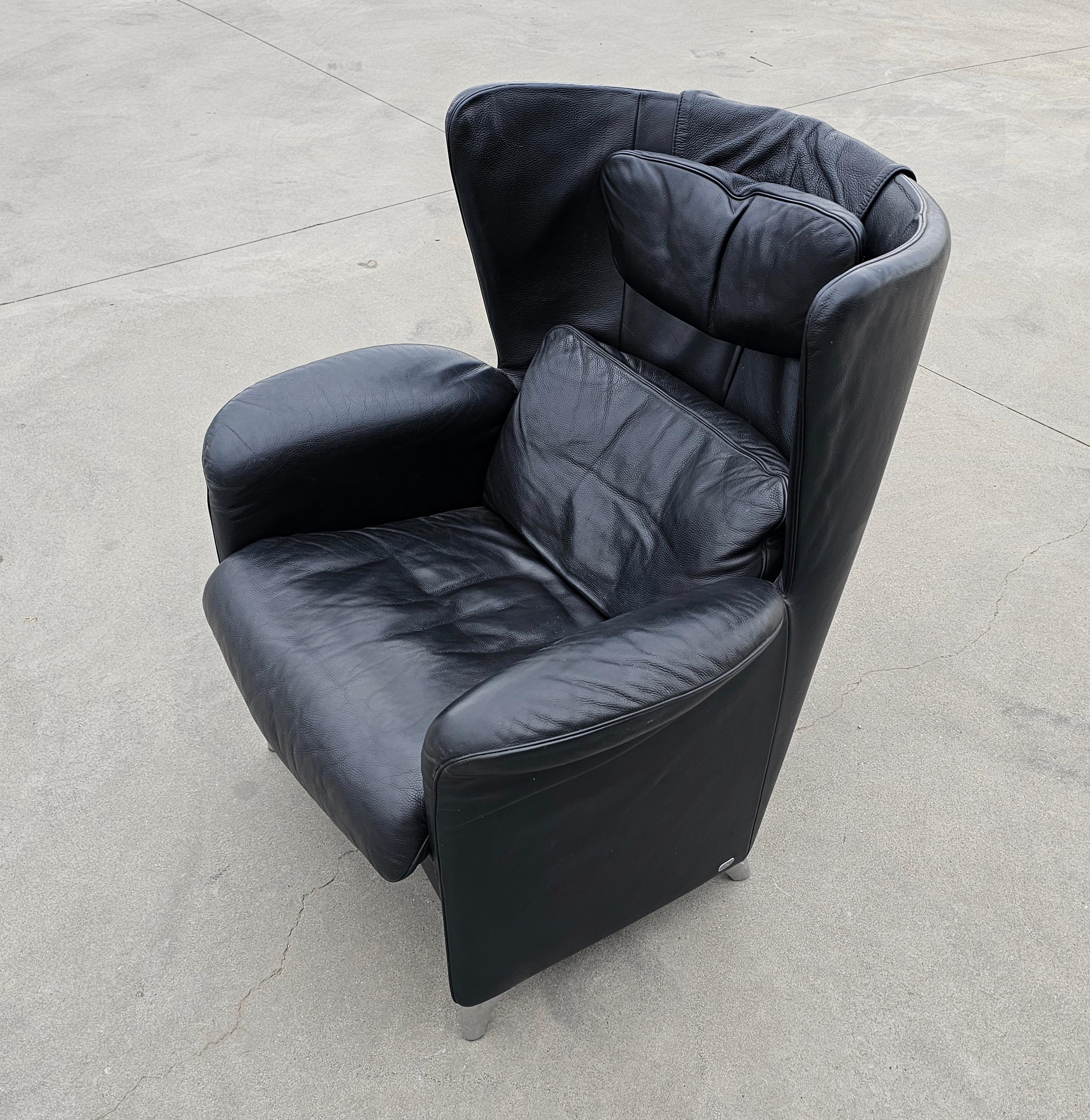 Pair of Armchair designed by Franz-Josef Schulte for De Sede, model DS-23 For Sale 7