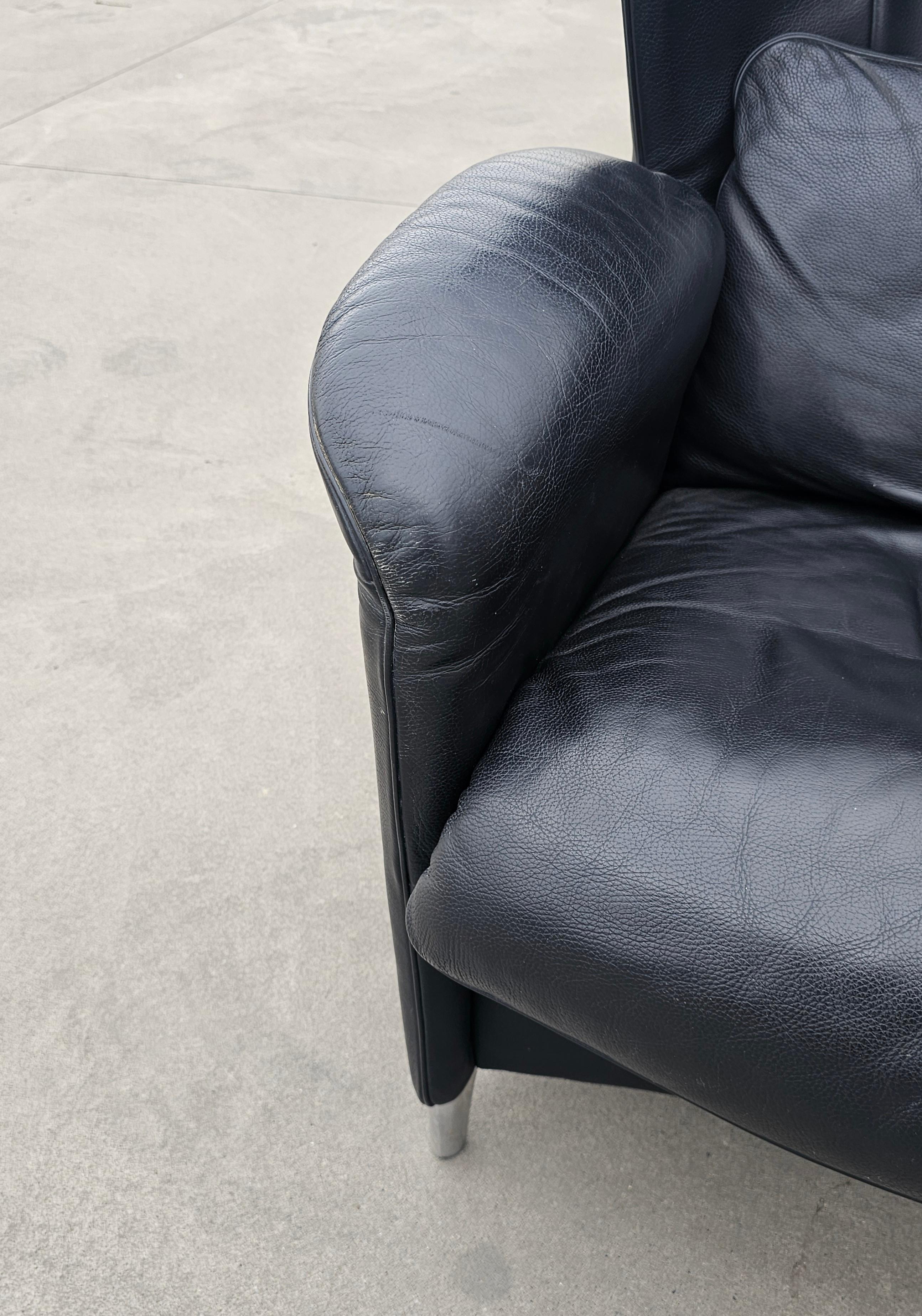 Pair of Armchair designed by Franz-Josef Schulte for De Sede, model DS-23 For Sale 8
