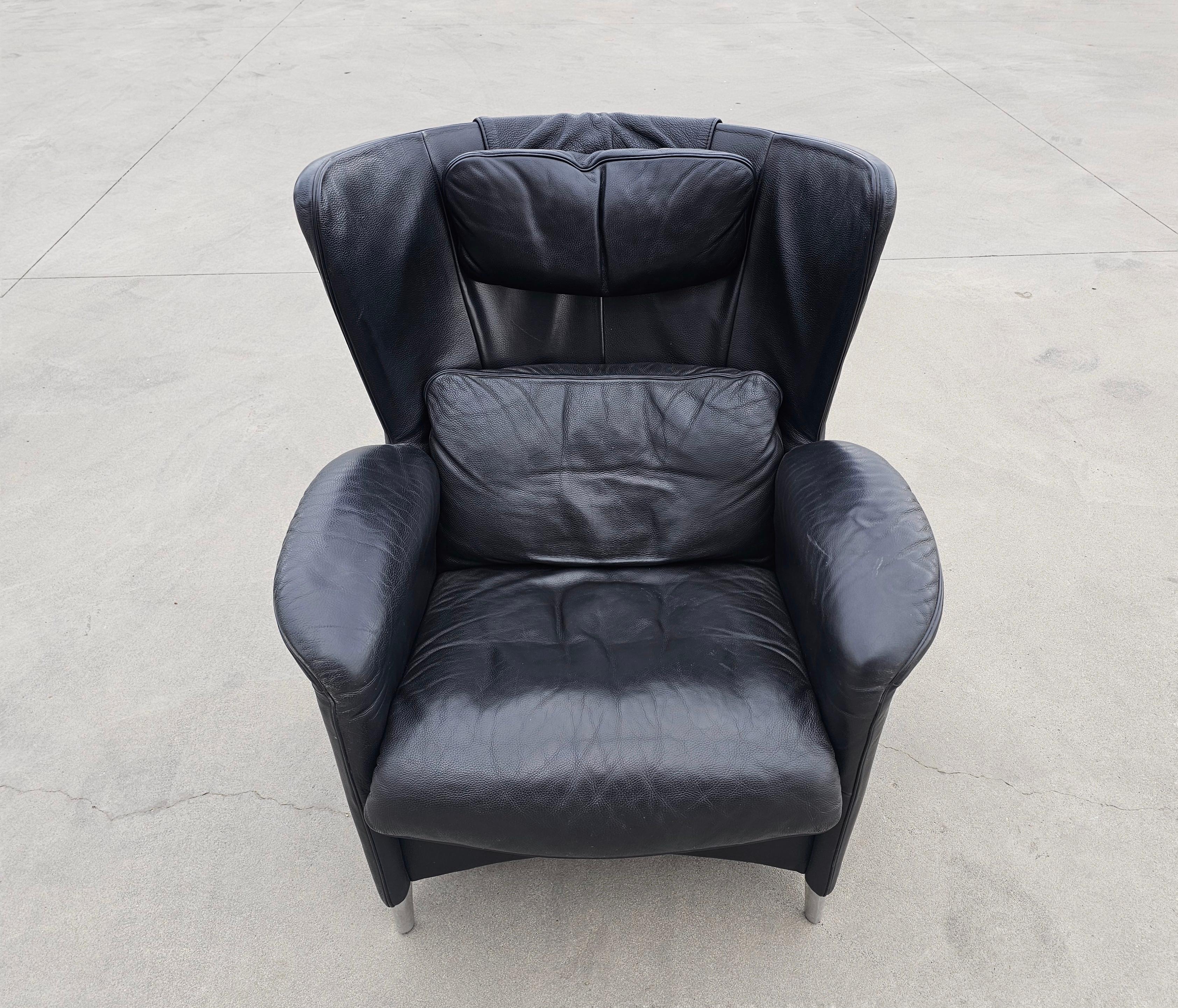 Pair of Armchair designed by Franz-Josef Schulte for De Sede, model DS-23 In Good Condition For Sale In Beograd, RS
