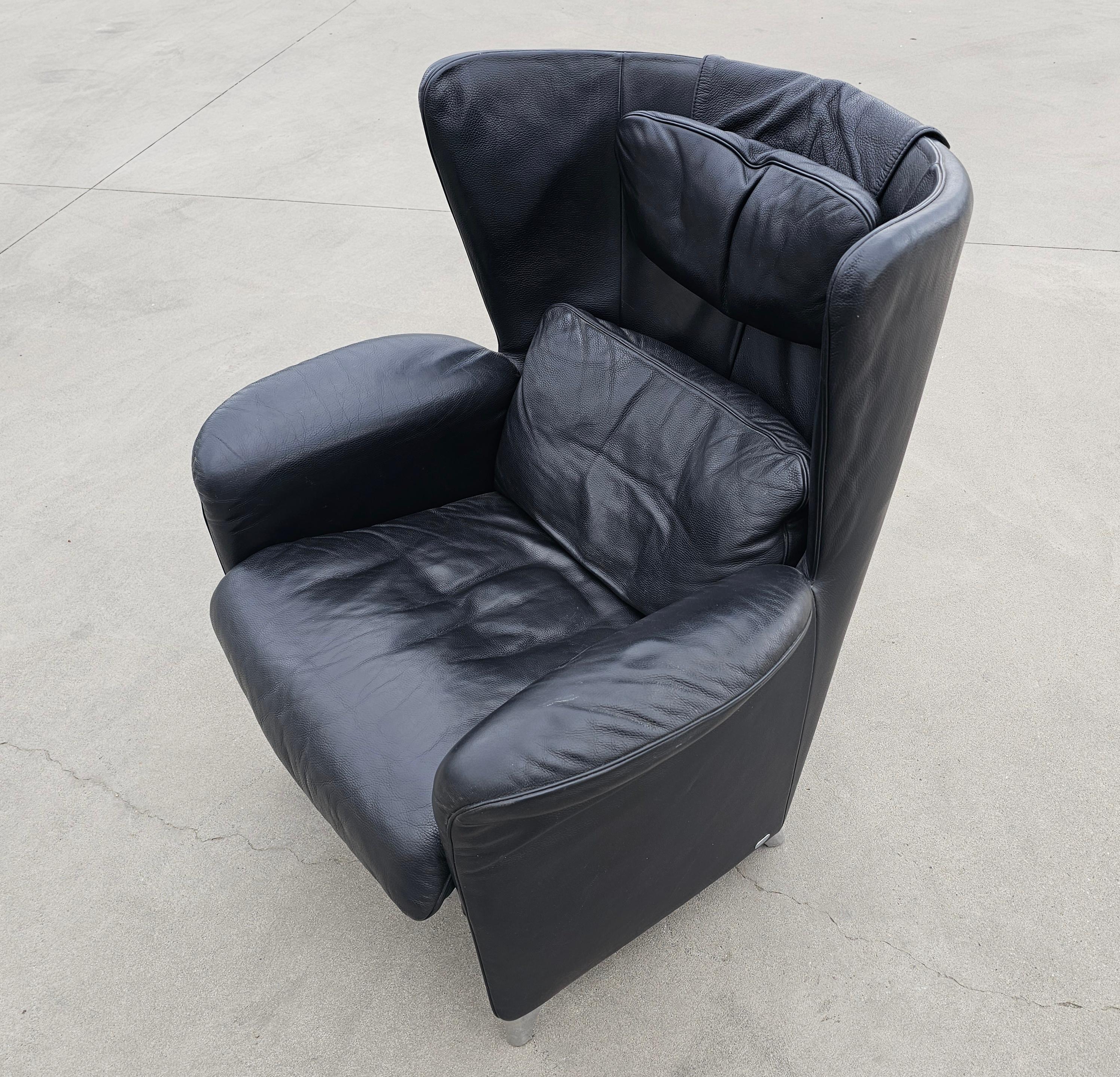 Aluminum Pair of Armchair designed by Franz-Josef Schulte for De Sede, model DS-23 For Sale