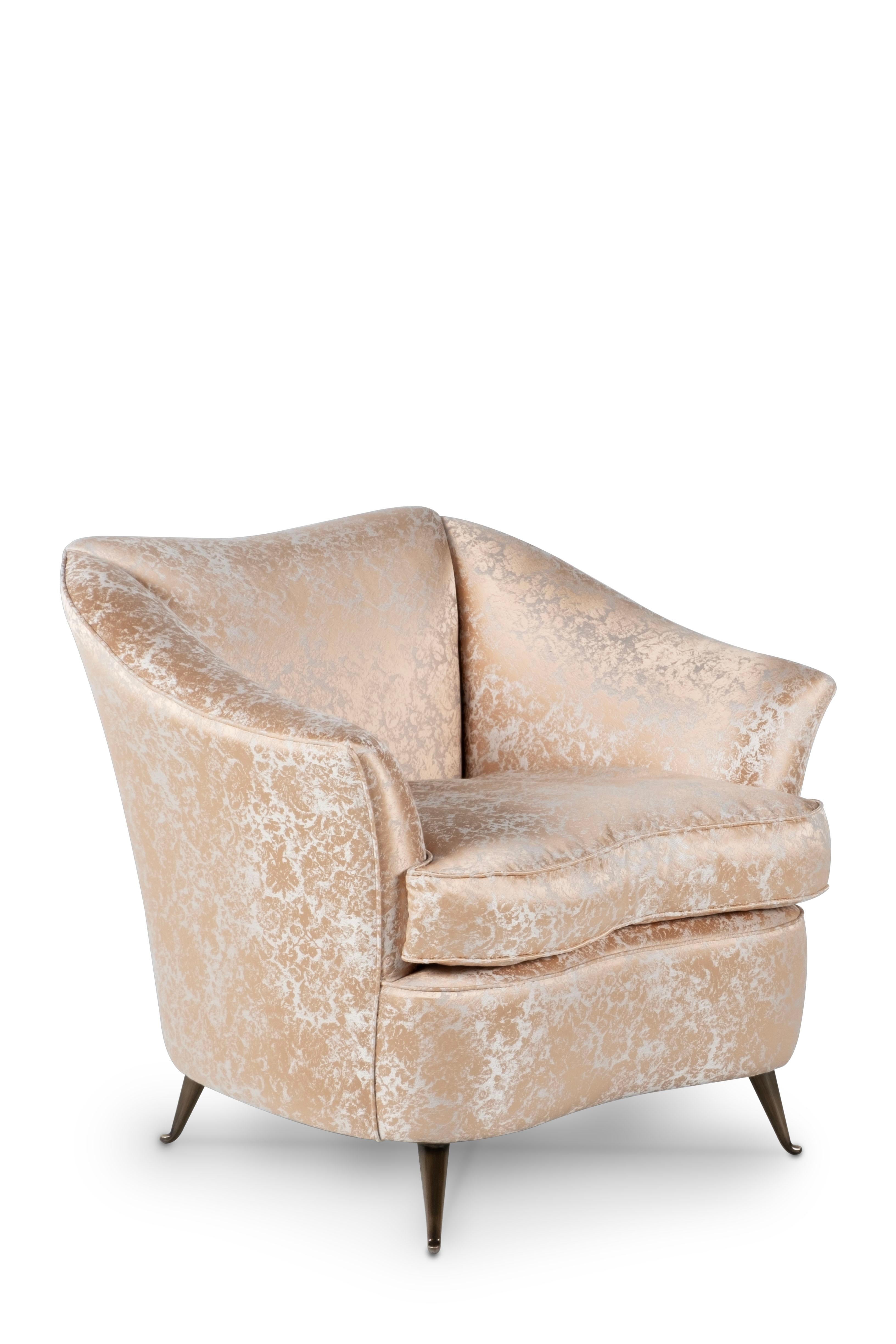 Hand-Crafted Pair of Armchair Gio Ponti Casa e Giardino, 1930s Full Restoration by Greenapple For Sale