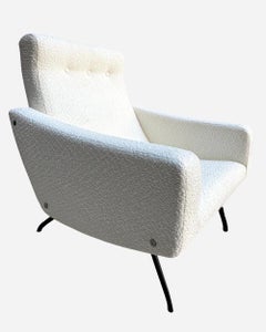 Pair of armchairs "743" model by J.A. Motte, Ed. Steiner, France circa 1957