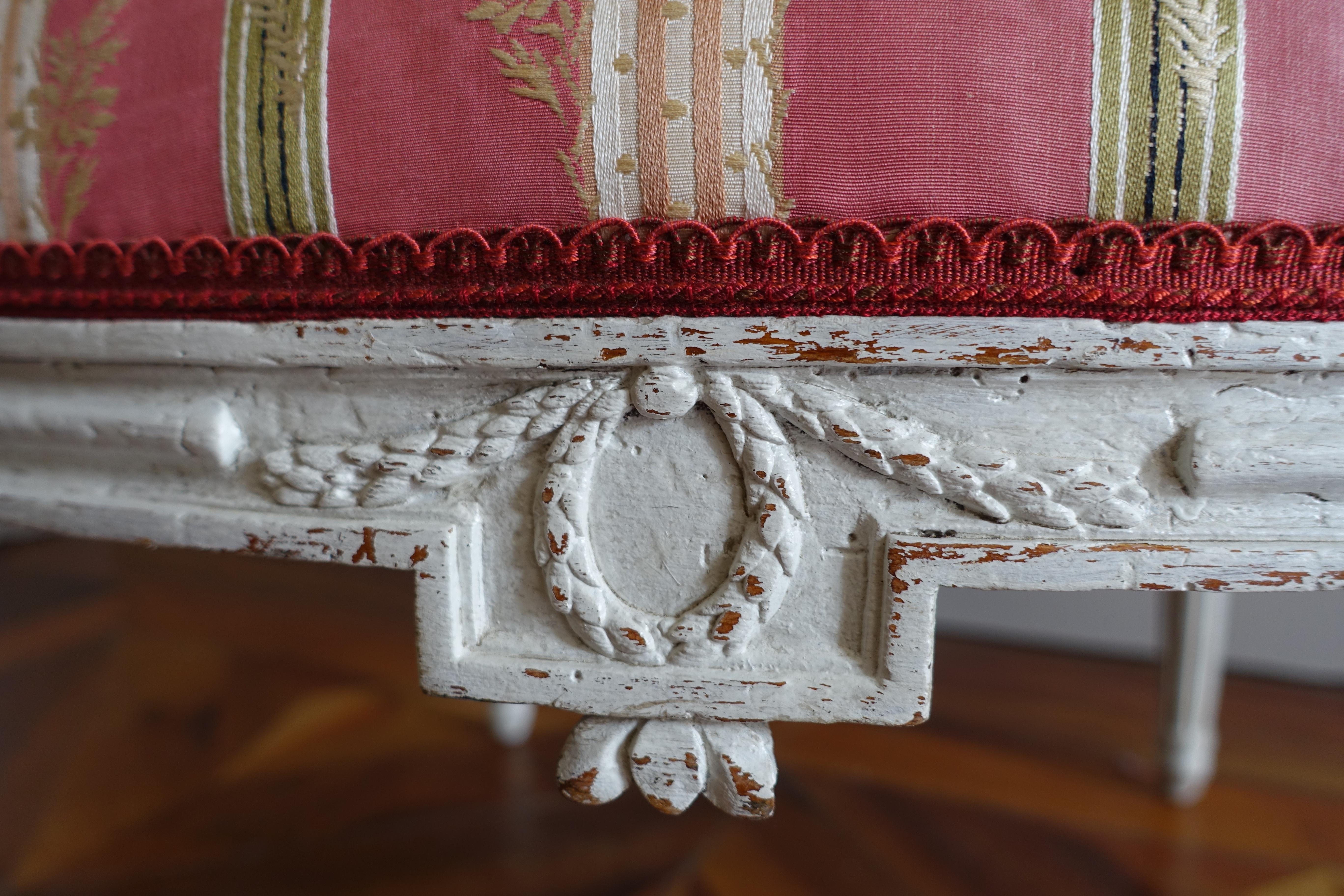 Fine XVIII secolo Coppia di poltrone à la Reine, periodo Luigi XVI - XVIII secolo in vendita