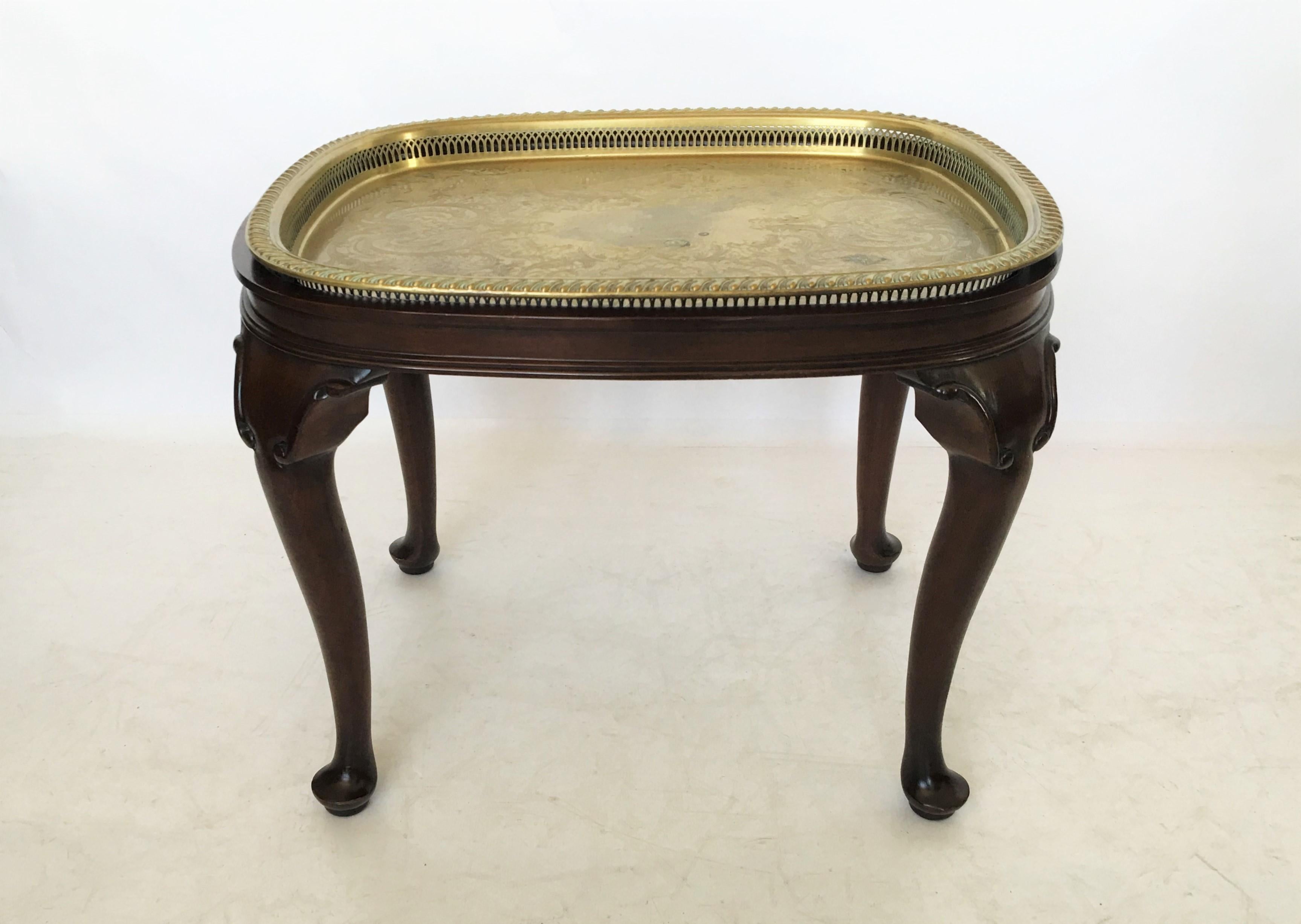 Pair of Armchairs and Table by Hickory Chair Co. 4