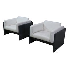 Paire de  fauteuils - "Arnolfo" par Mauro Marzocchi pour Simon International, Italie