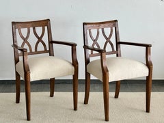 Coppia di poltrone attribuite a Baptistin Spade risalenti agli anni '40