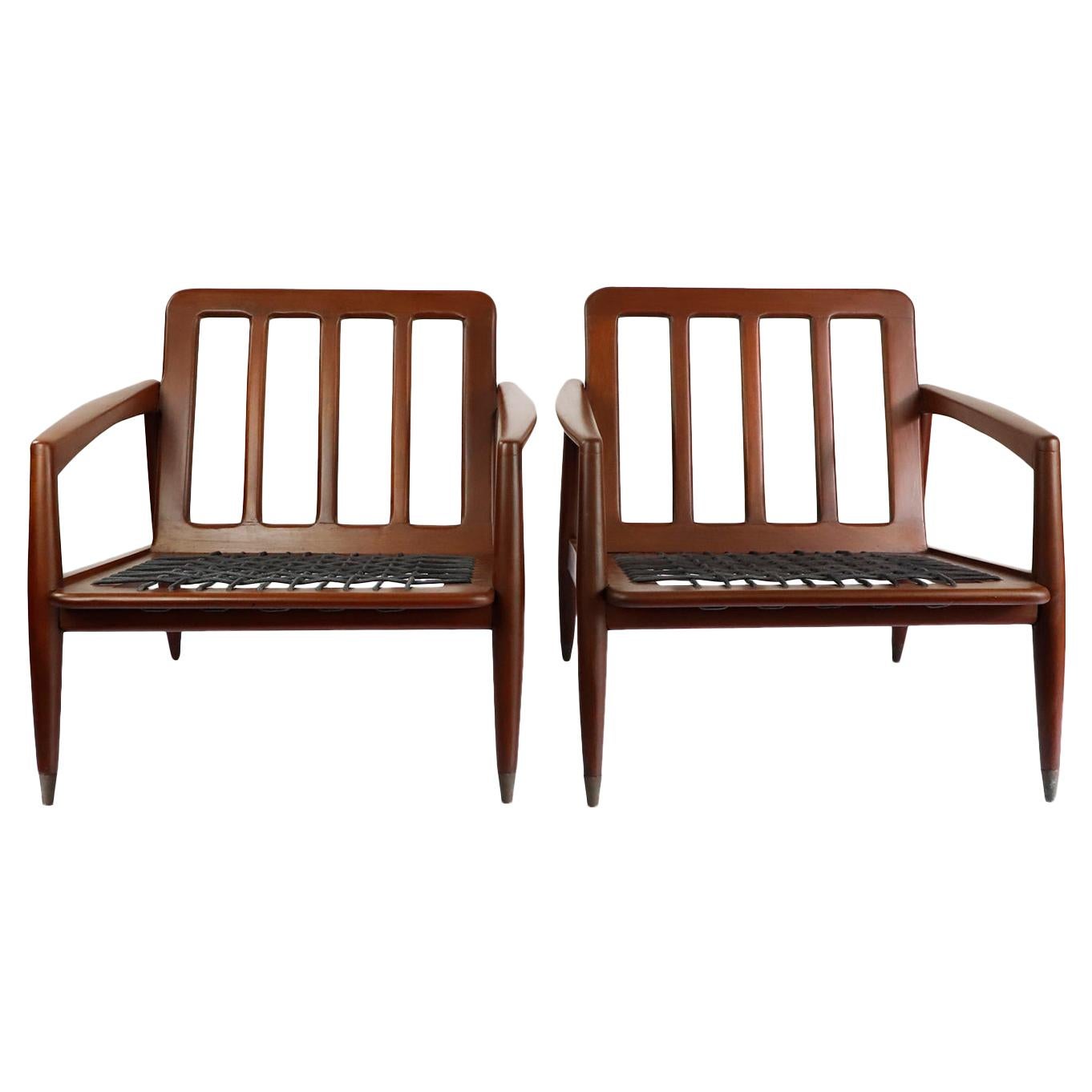 Pair of Armchairs Attributed to Charles Allen