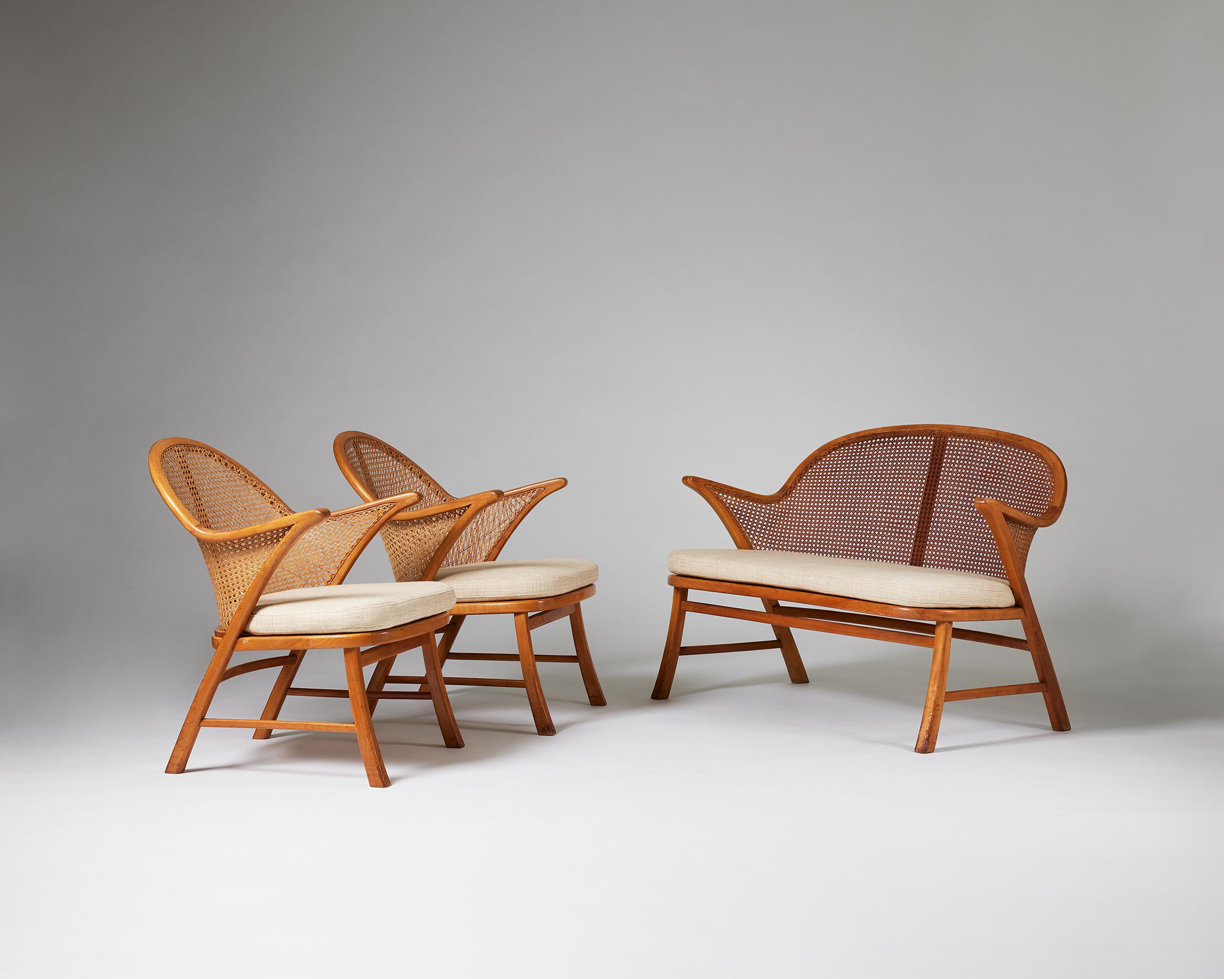 Pair of Armchairs Attributed to Frits Schlegel, Denmark, 1930s-1940s 12