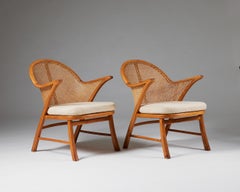 Pair of Armchairs Attributed to Frits Schlegel, Denmark, 1930s-1940s