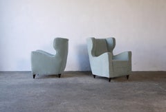 Pair of Gio Ponti attributed Armchairs Italy, 1950s