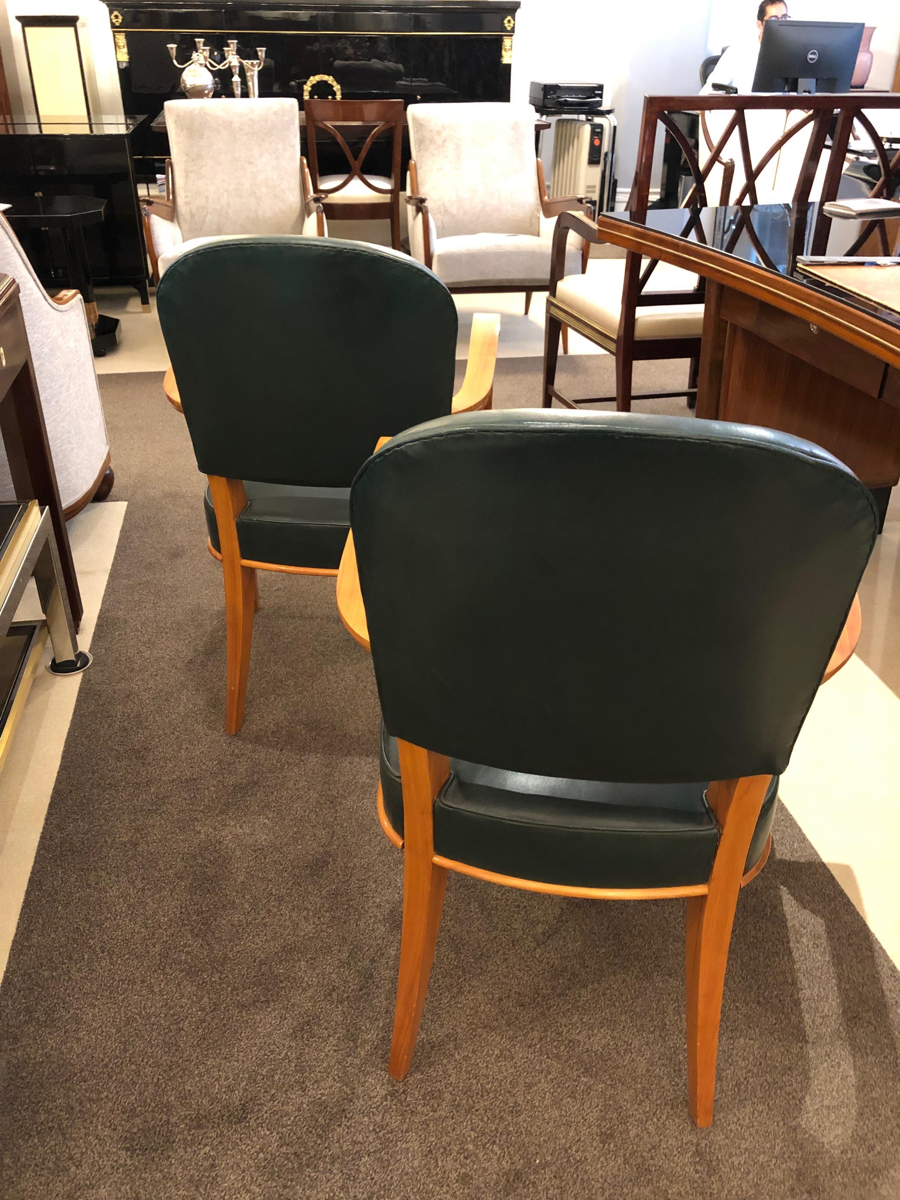 Pair of Armchairs Attributed to Jean Pascaud In Good Condition In New York, NY