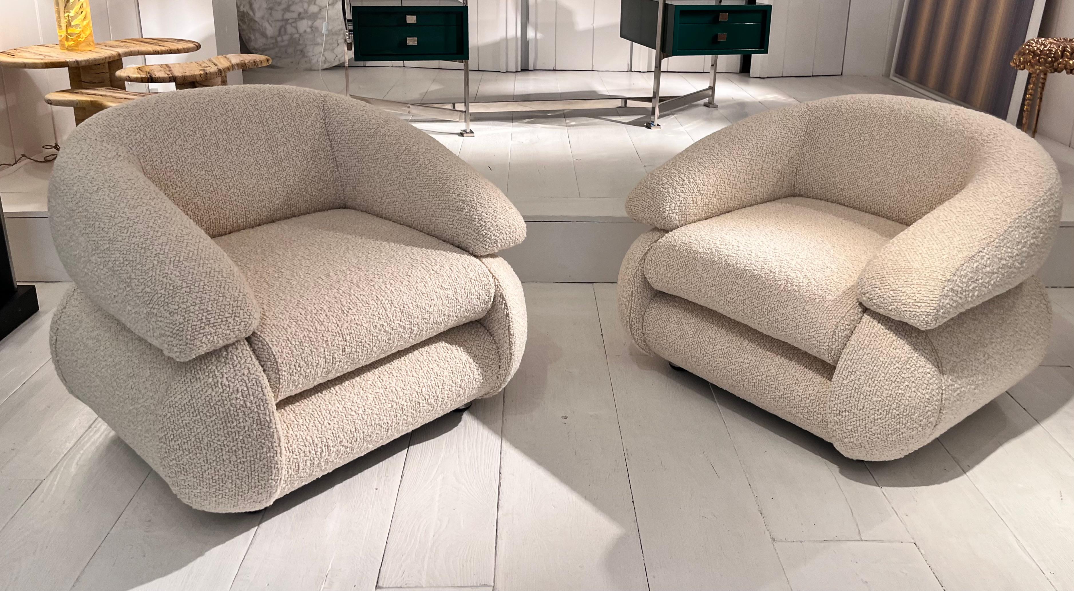 Pair of Armchairs By Adriano Piazezzi  For Sale 6