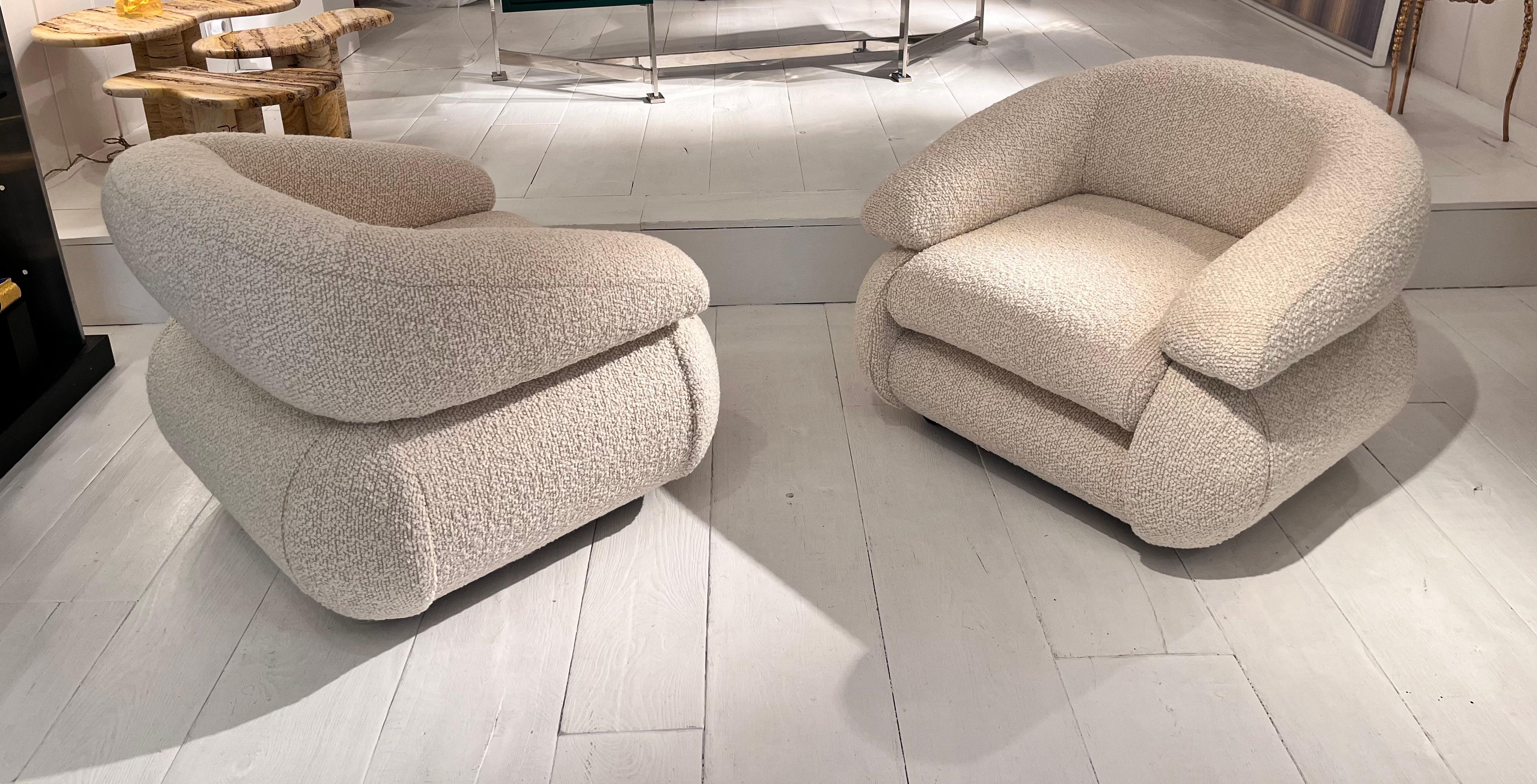 Pair of Armchairs By Adriano Piazezzi  For Sale 3