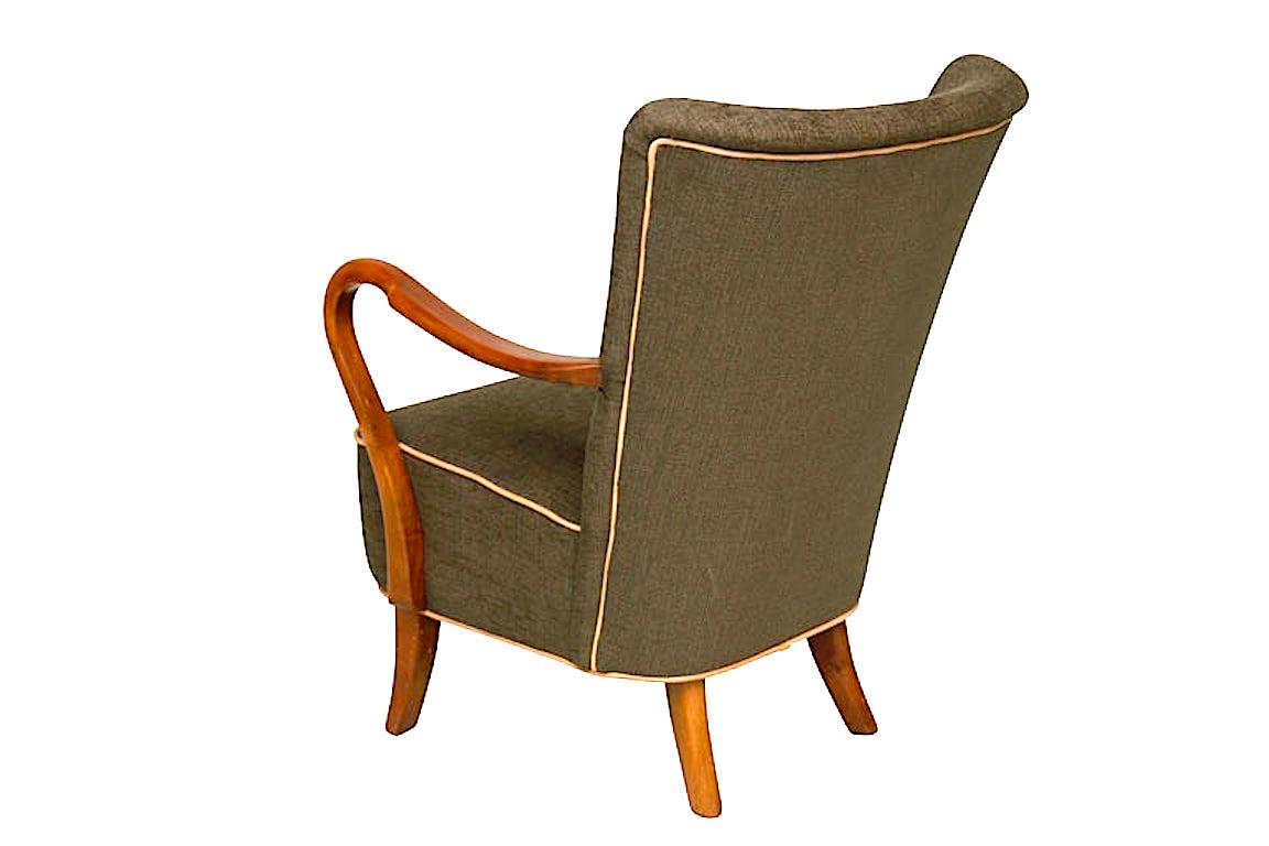 Scandinavian Modern Pair of Armchairs by Alfred Christensen