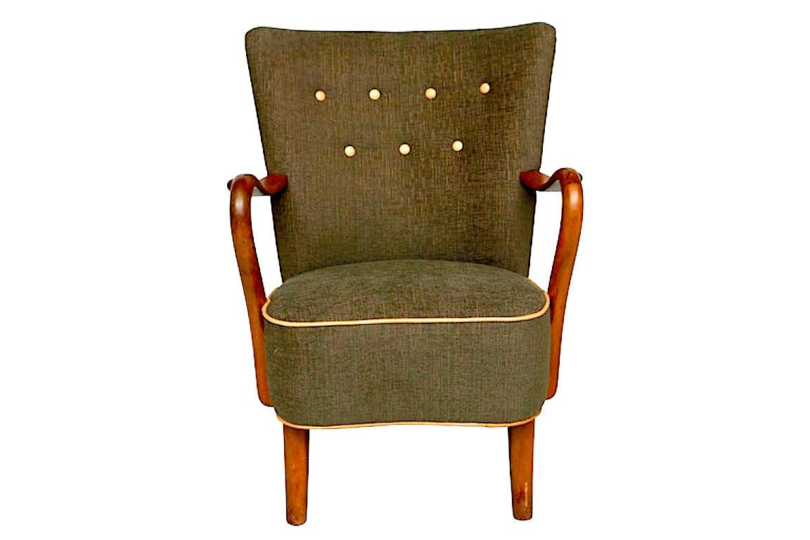 Danish Pair of Armchairs by Alfred Christensen