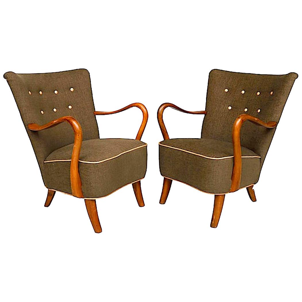 Pair of Armchairs by Alfred Christensen