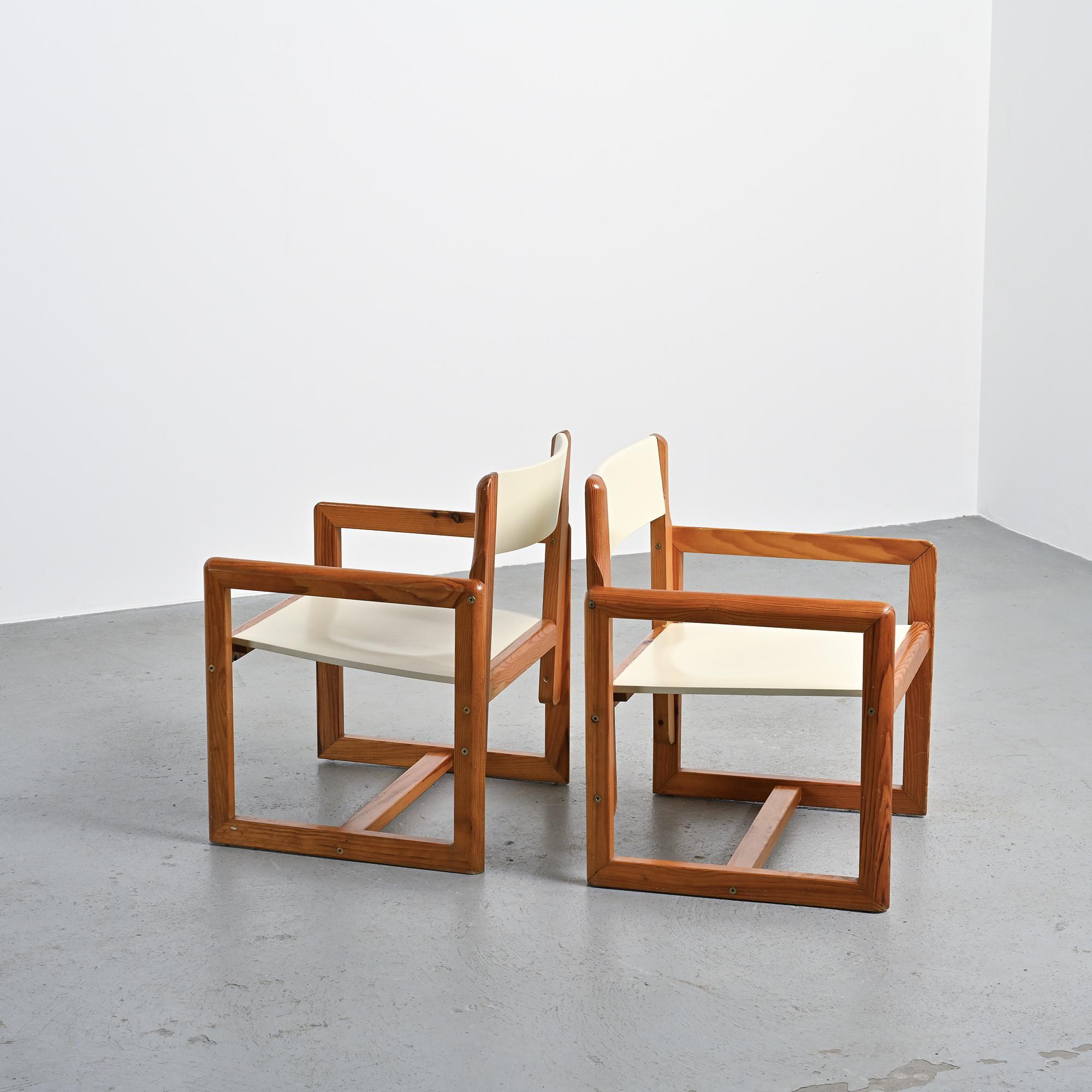 Paar Sessel von André Sornay, Frankreich 1960er Jahre im Angebot 5