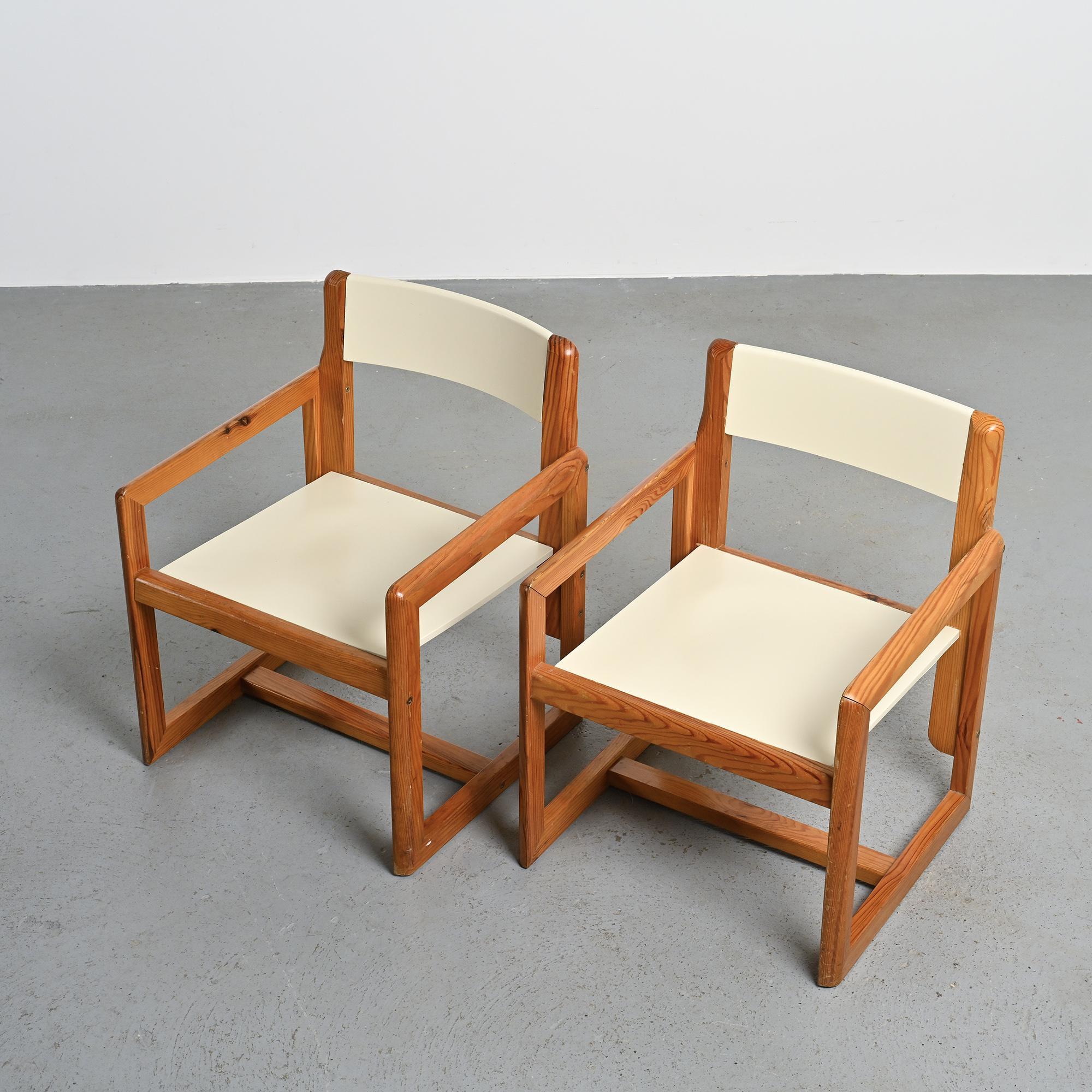 Paar Sessel von André Sornay, Frankreich 1960er Jahre im Angebot 6