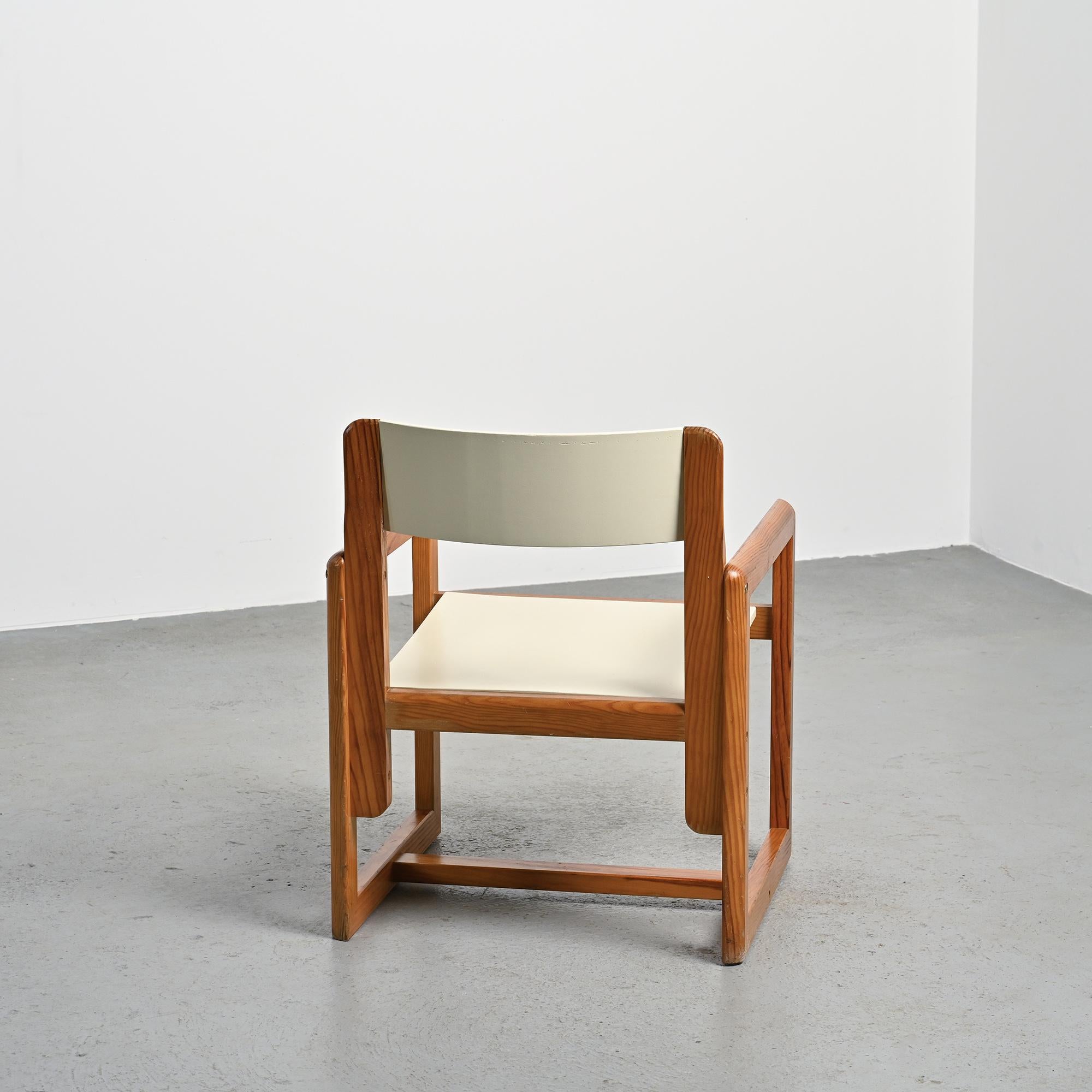 Paar Sessel von André Sornay, Frankreich 1960er Jahre (Moderne der Mitte des Jahrhunderts) im Angebot