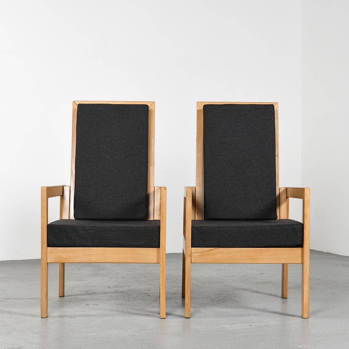 A pair of armchairs by André Sornay, designed in the 1960s.

Typical of the 