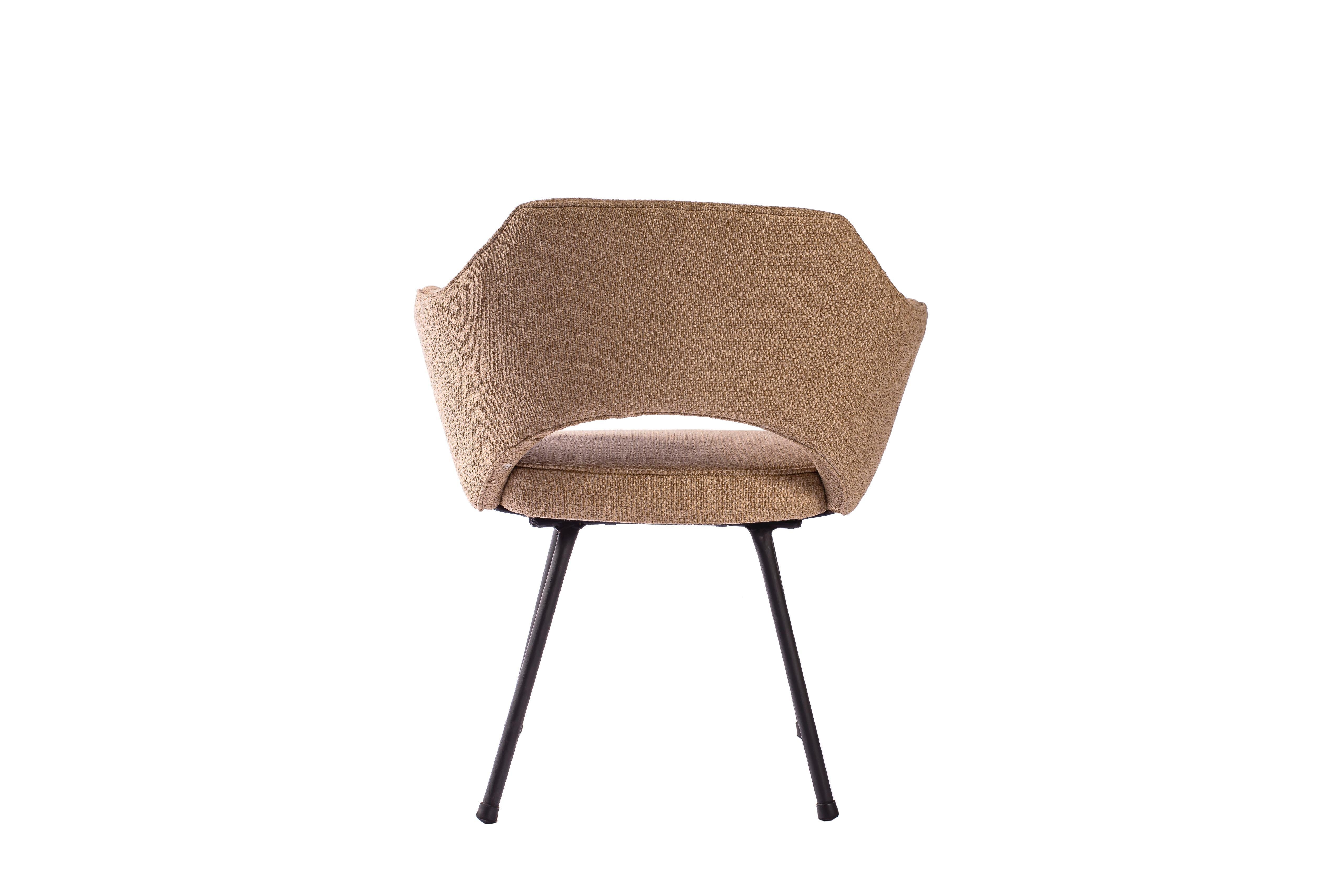 20ième siècle Paire de fauteuils par Anonymous, Brésilien moderne du milieu du siècle, années 1950 en vente