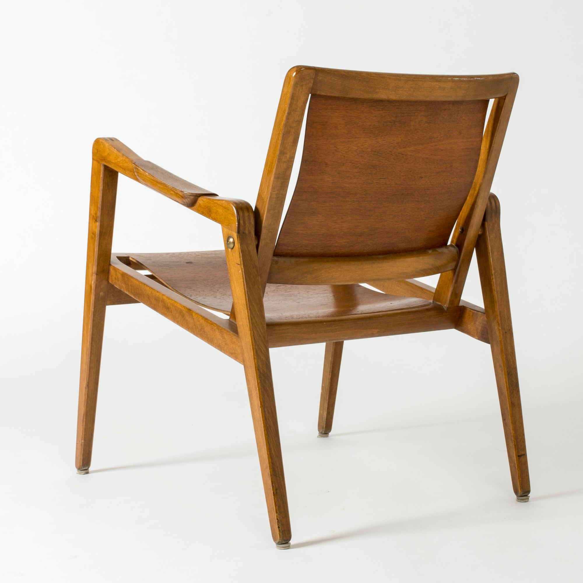 Pair of Armchairs by Axel Larsson for Bodafors, Sweden, 1940s. 1